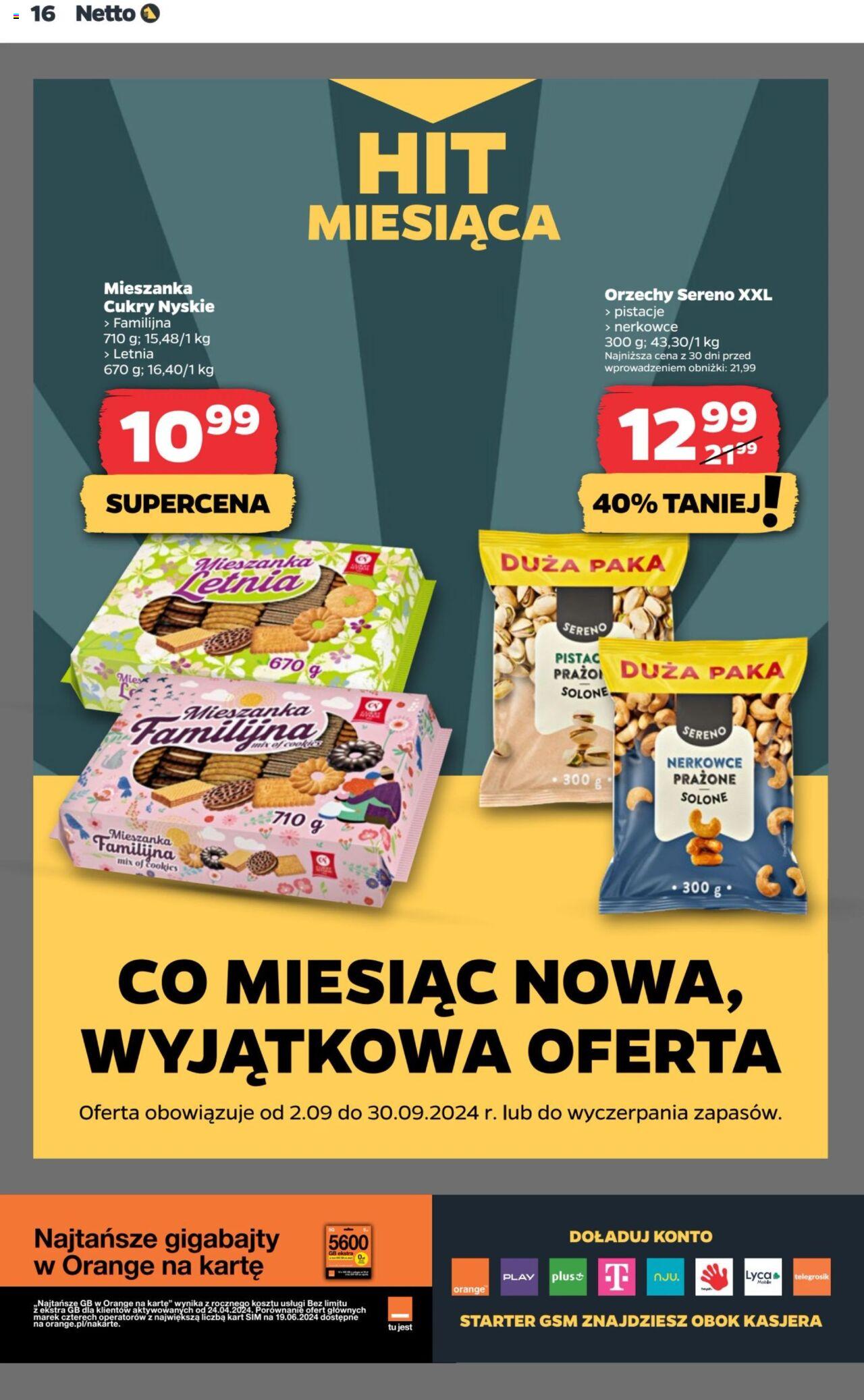 NETTO Gazetka spożywcza ważna od 19.09.2024 do 25.09.2024 strona 16
