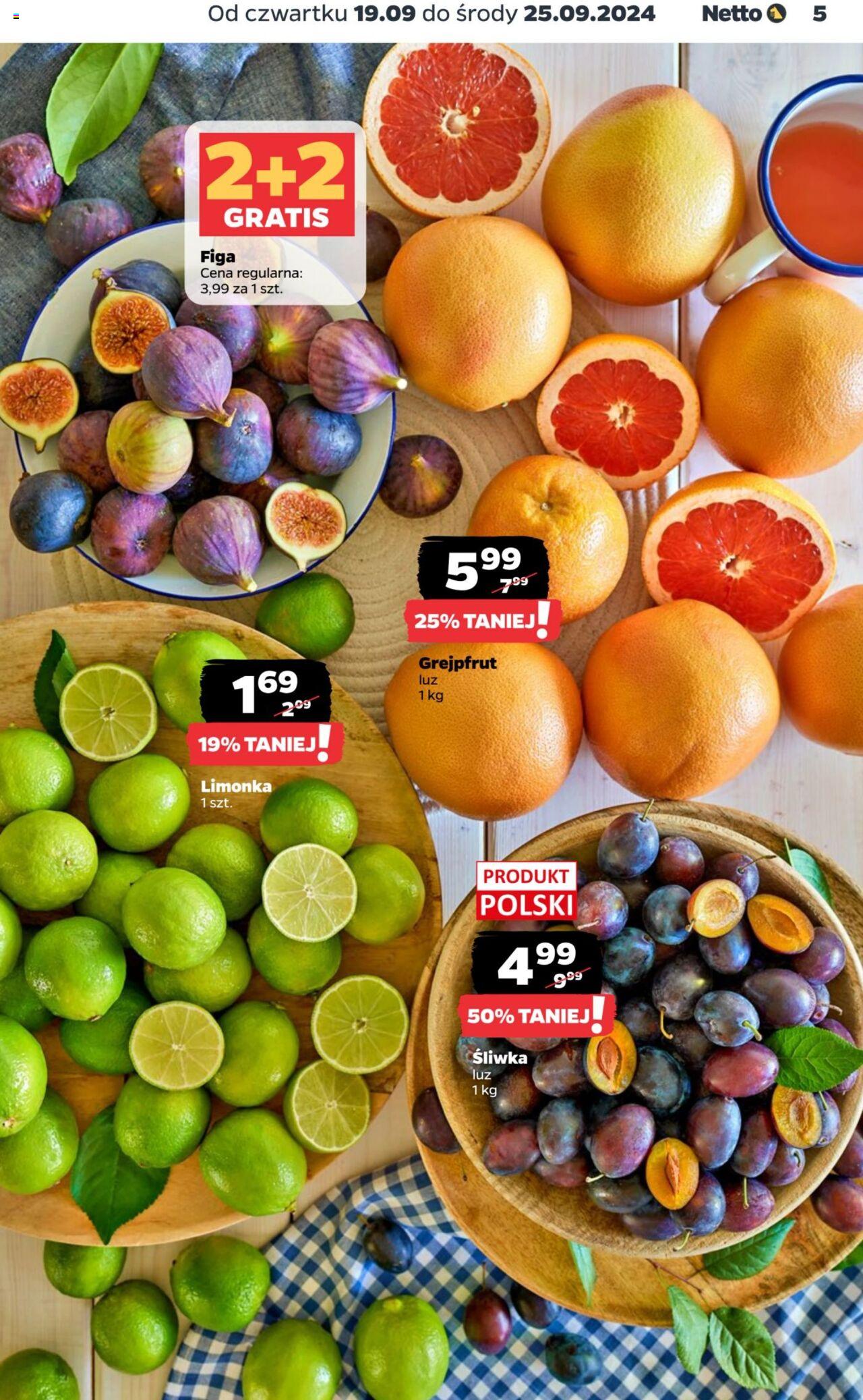 NETTO Gazetka spożywcza ważna od 19.09.2024 do 25.09.2024 strona 5