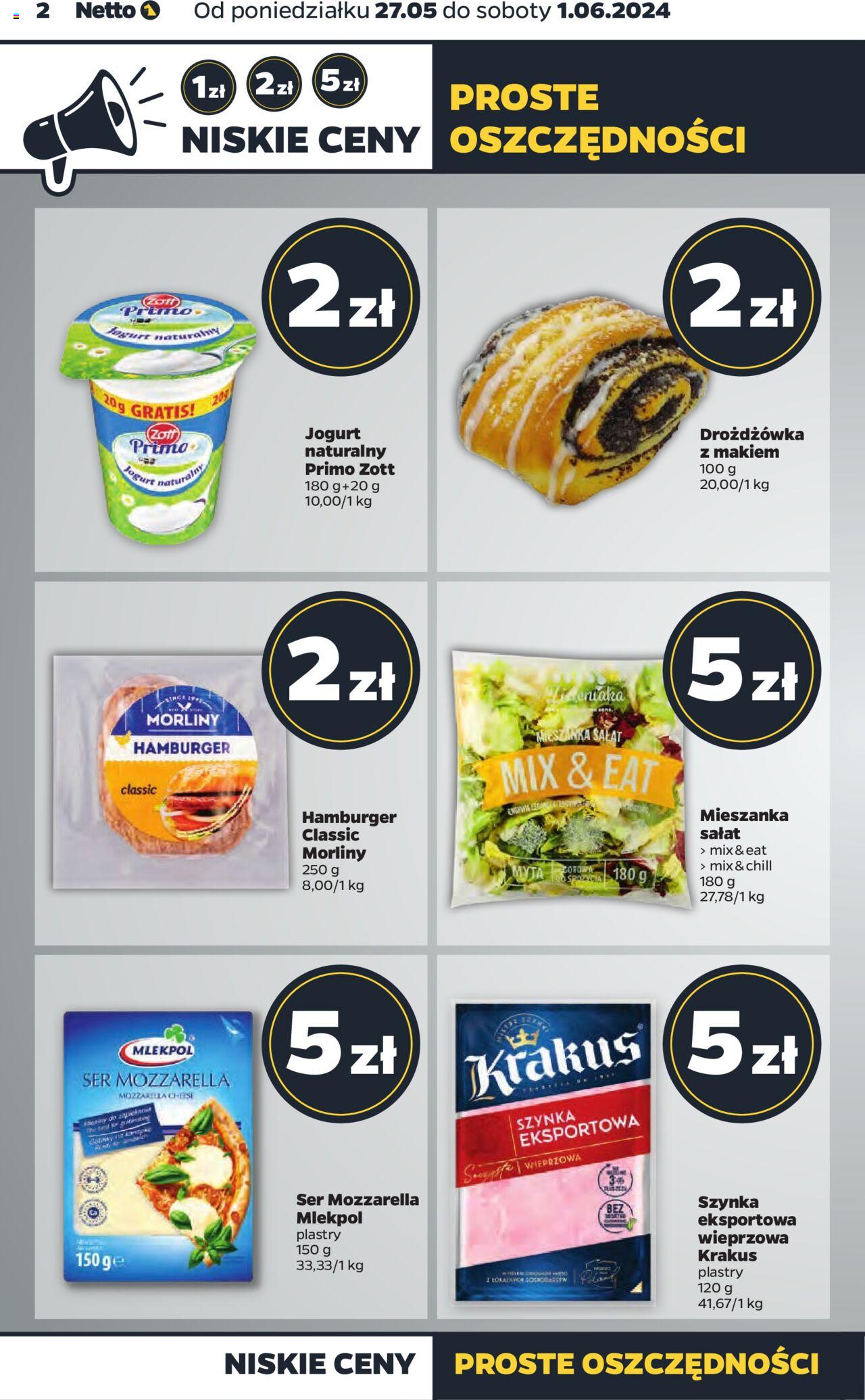 NETTO Gazetka spożywcza ważna od 27.05.2024 do 01.06.2024 strona 2