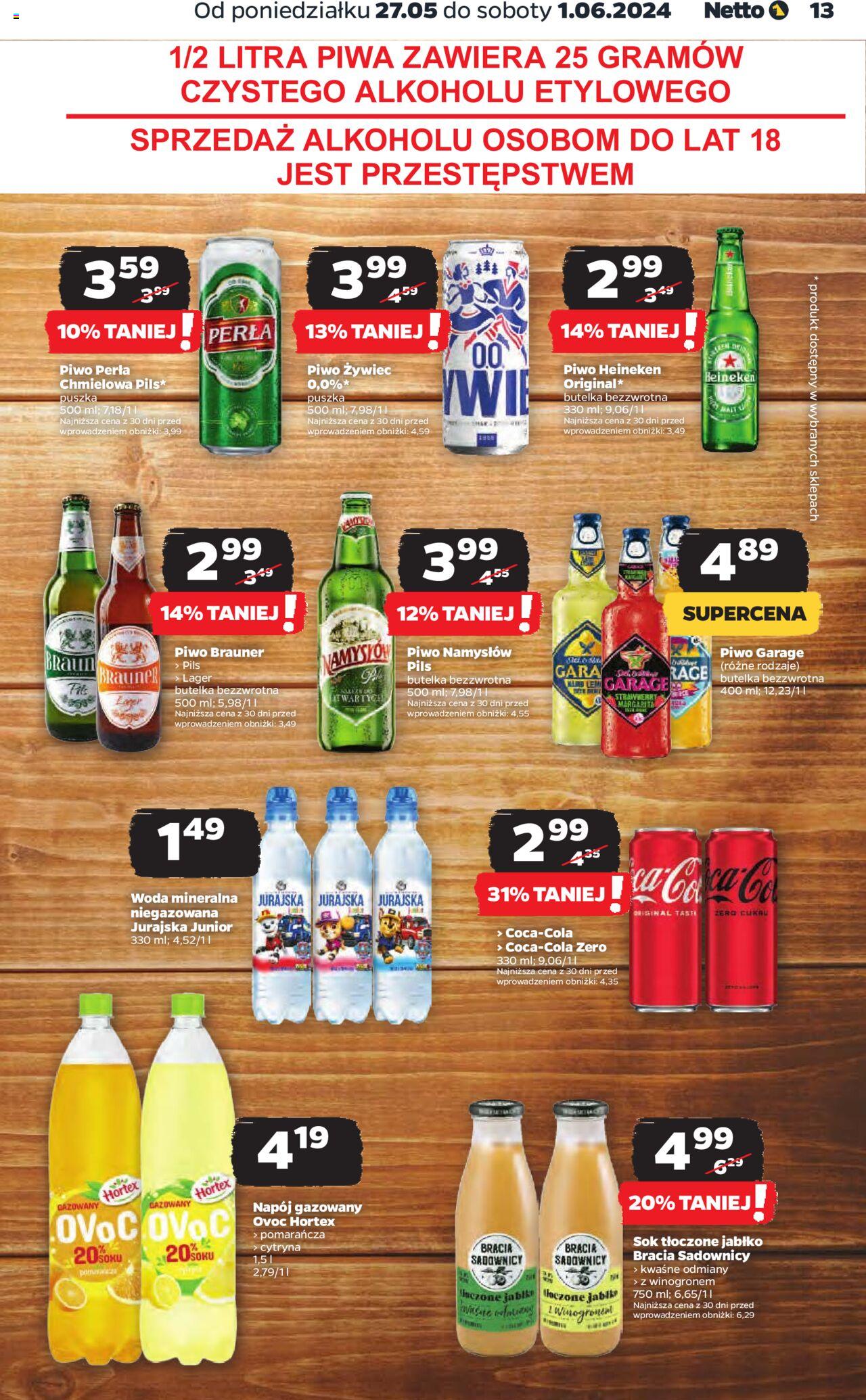 NETTO Gazetka spożywcza ważna od 27.05.2024 do 01.06.2024 strona 13