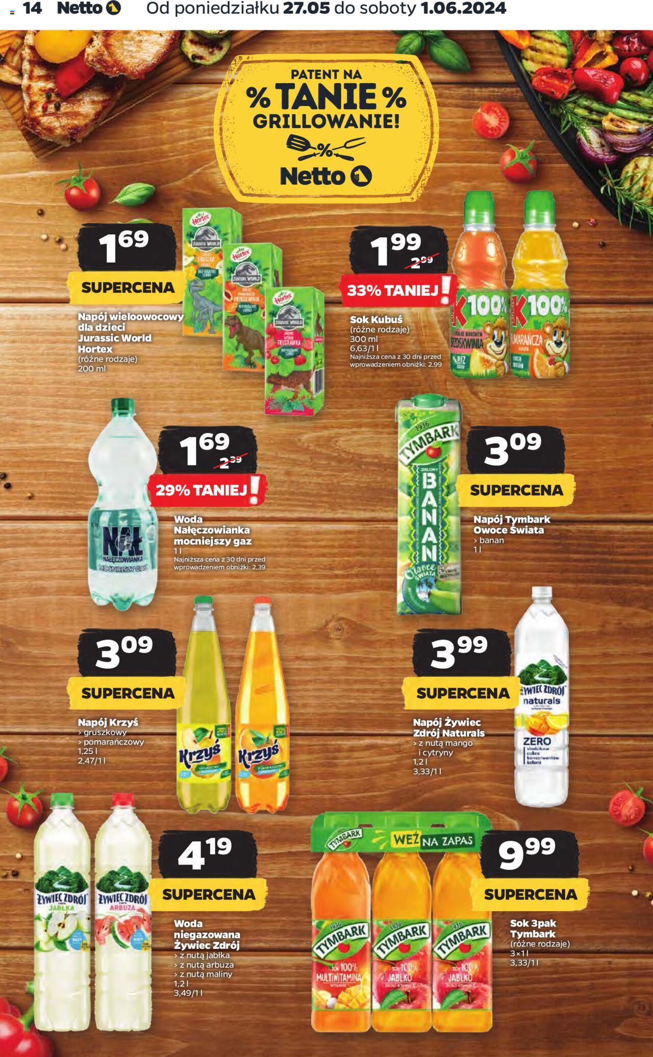 NETTO Gazetka spożywcza ważna od 27.05.2024 do 01.06.2024 strona 14
