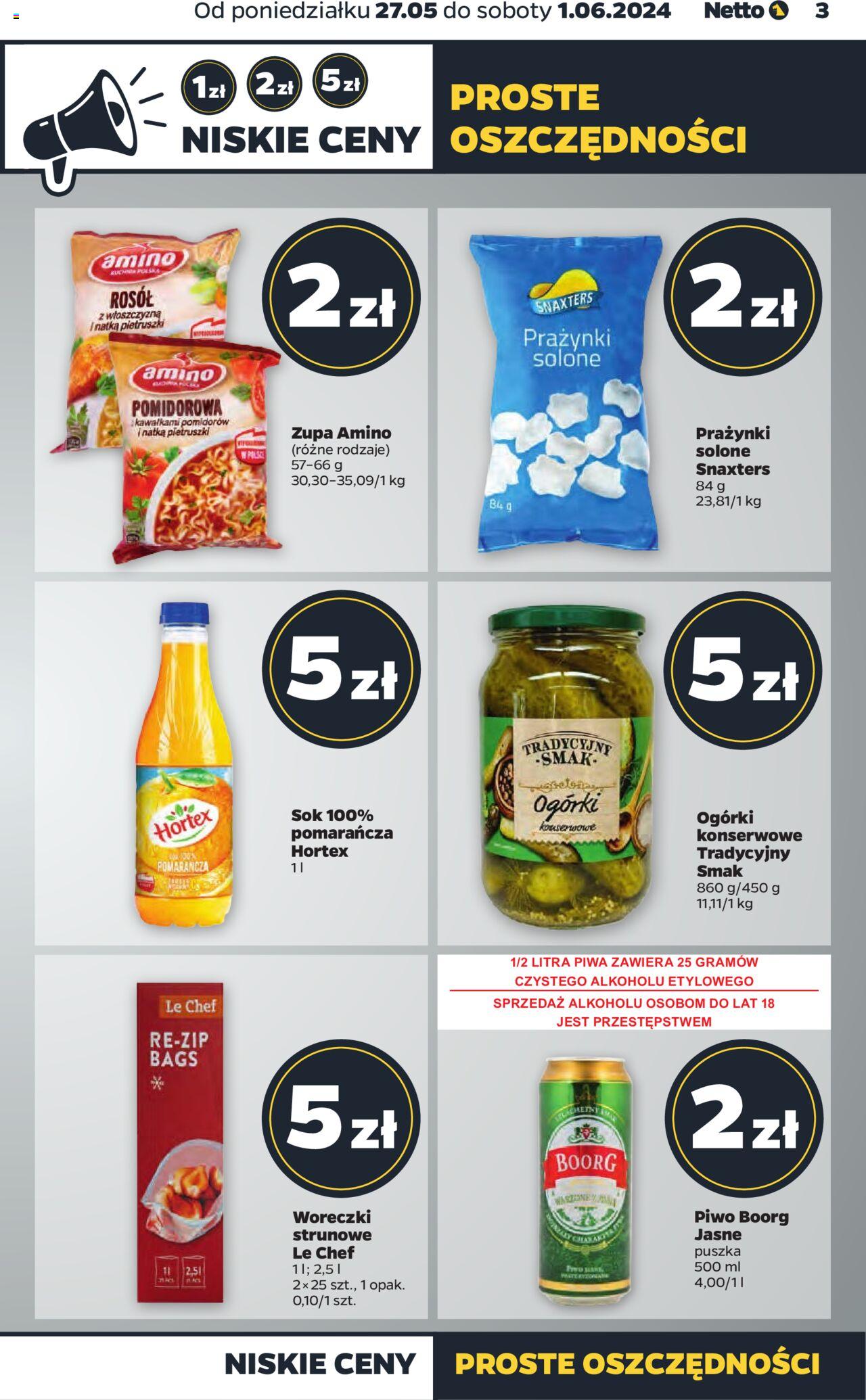NETTO Gazetka spożywcza ważna od 27.05.2024 do 01.06.2024 strona 3
