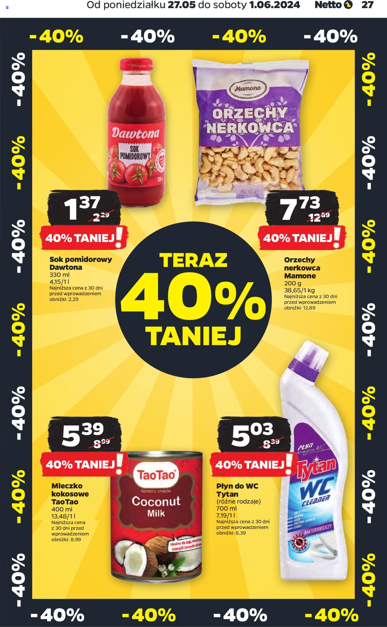 NETTO Gazetka spożywcza ważna od 27.05.2024 do 01.06.2024 strona 27