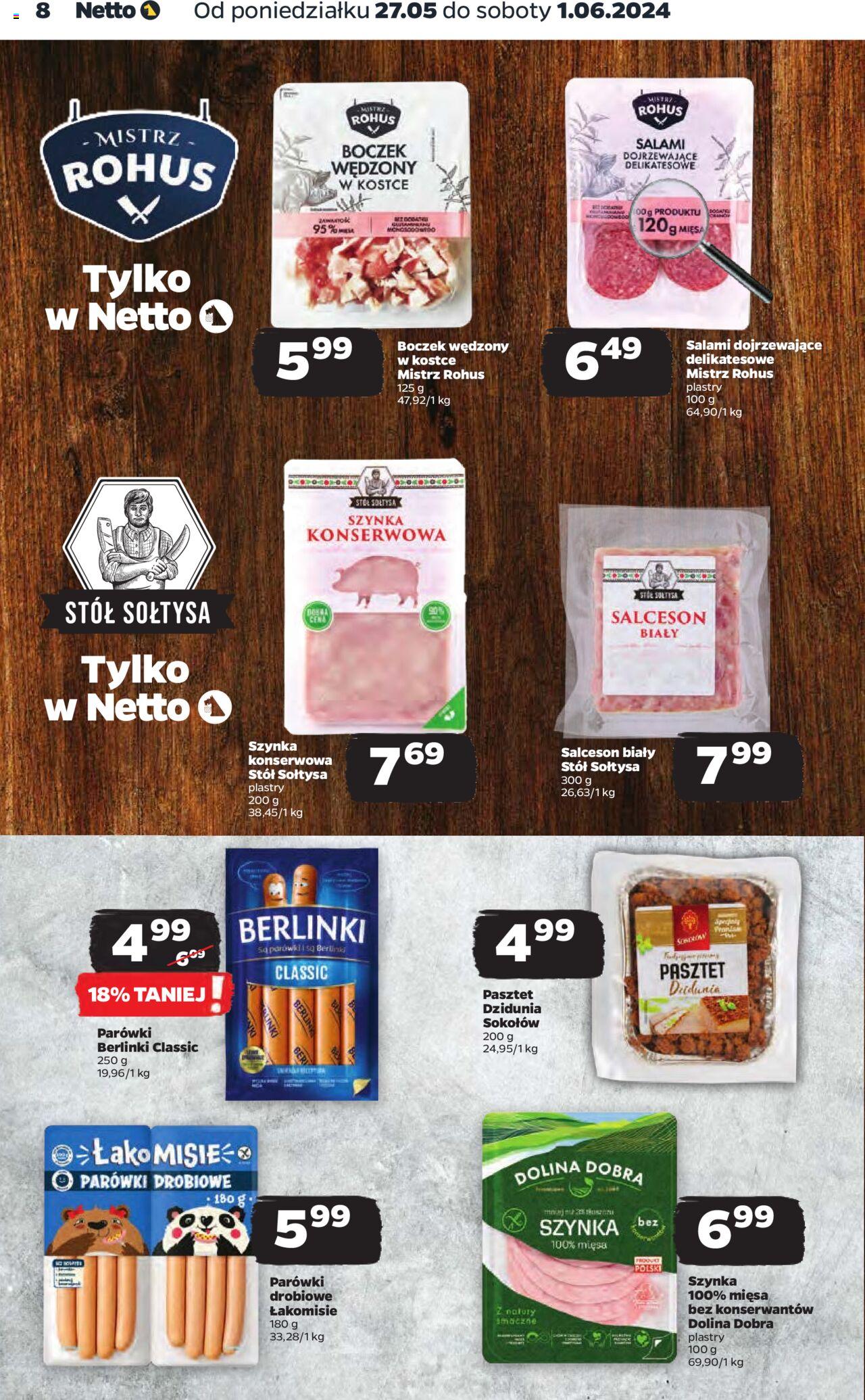NETTO Gazetka spożywcza ważna od 27.05.2024 do 01.06.2024 strona 8
