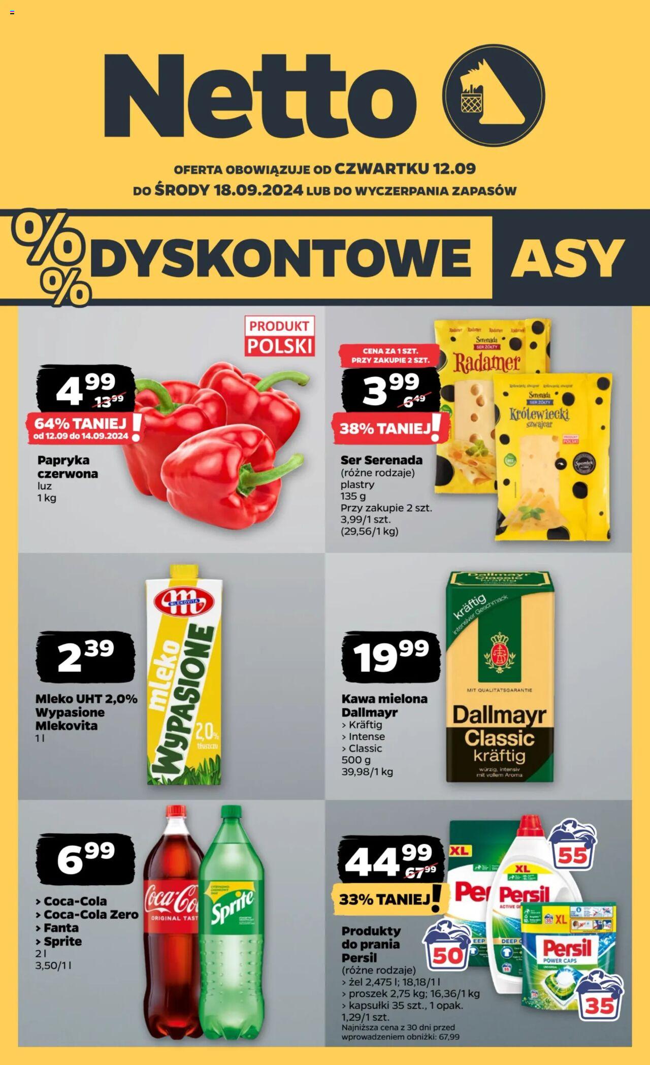 NETTO Gazetka ważna 12.09.2024 do 18.09.2024 strona 1