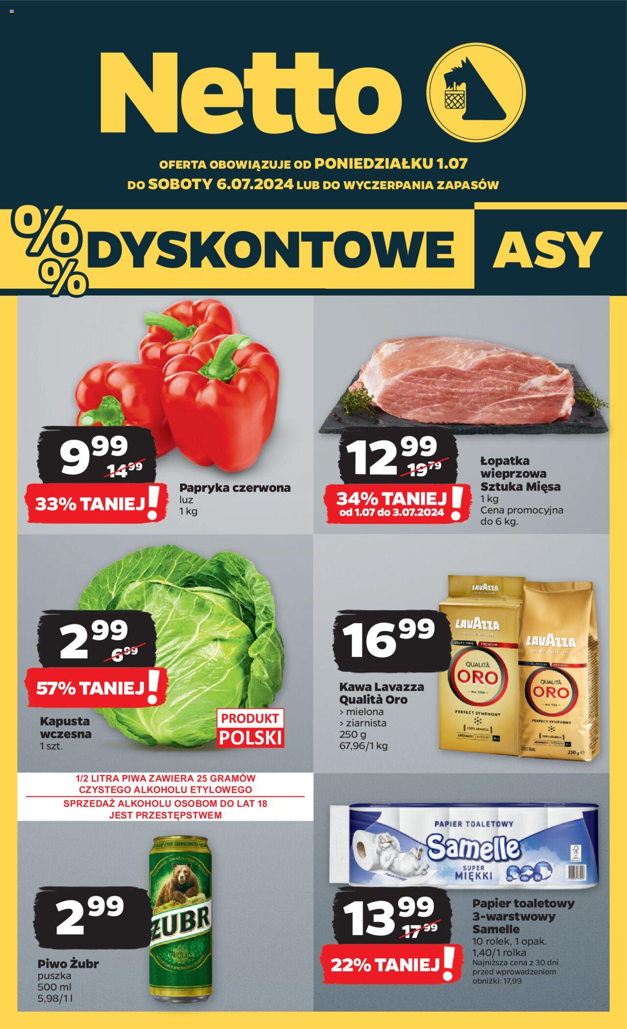 NETTO Gazetka ważna od 01.07.2024 do 06.07.2024 strona 1