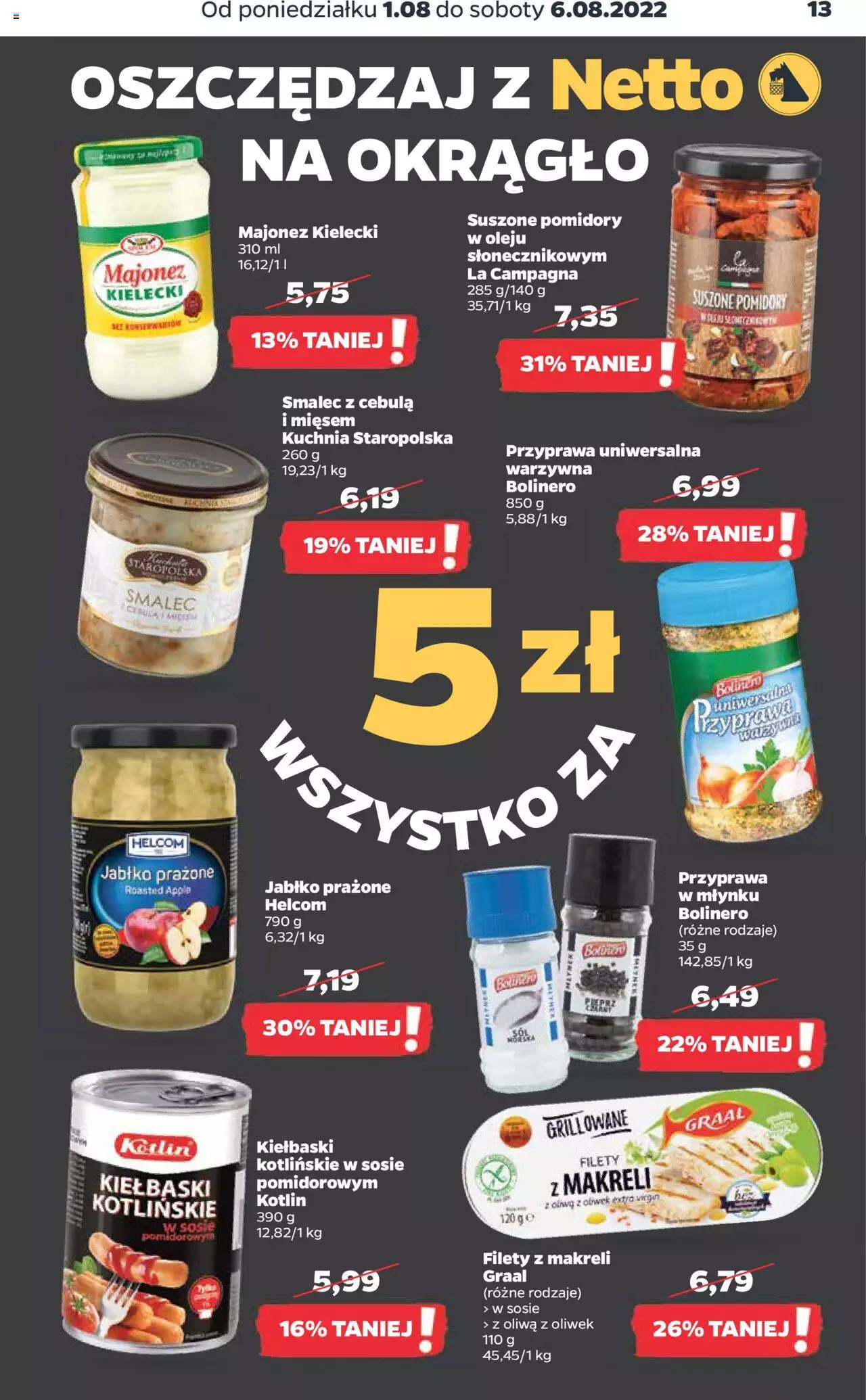 Netto gazetka ważna od 01.08.2022 do 06.08.2022 strona 13