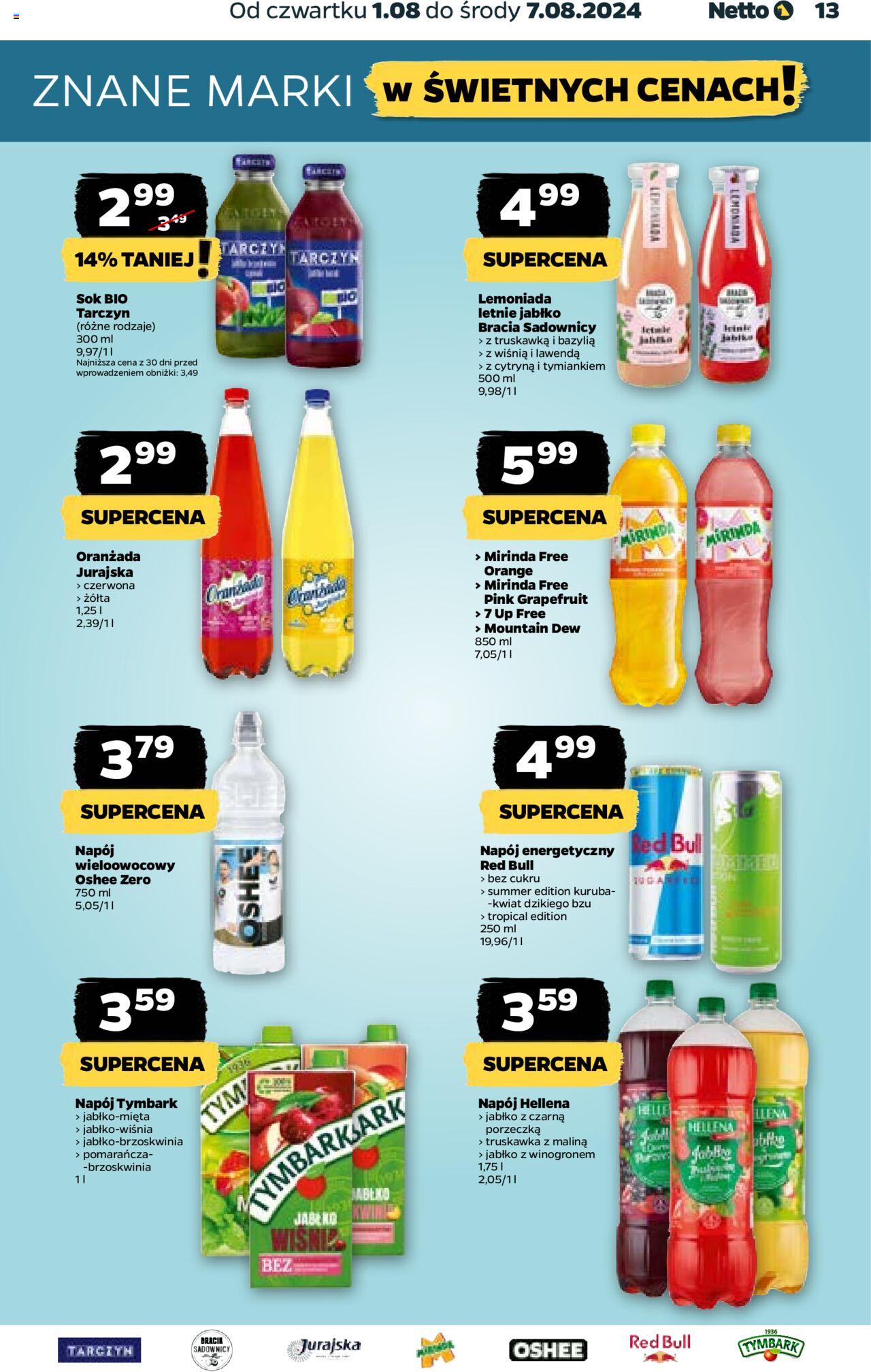 NETTO Gazetka ważna od  01.08.2024 do 07.08.2024 strona 13