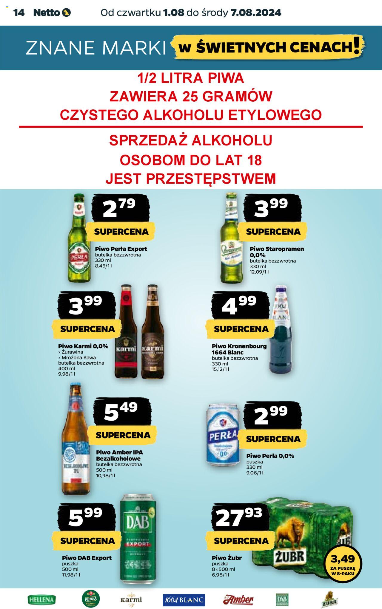 NETTO Gazetka ważna od  01.08.2024 do 07.08.2024 strona 14
