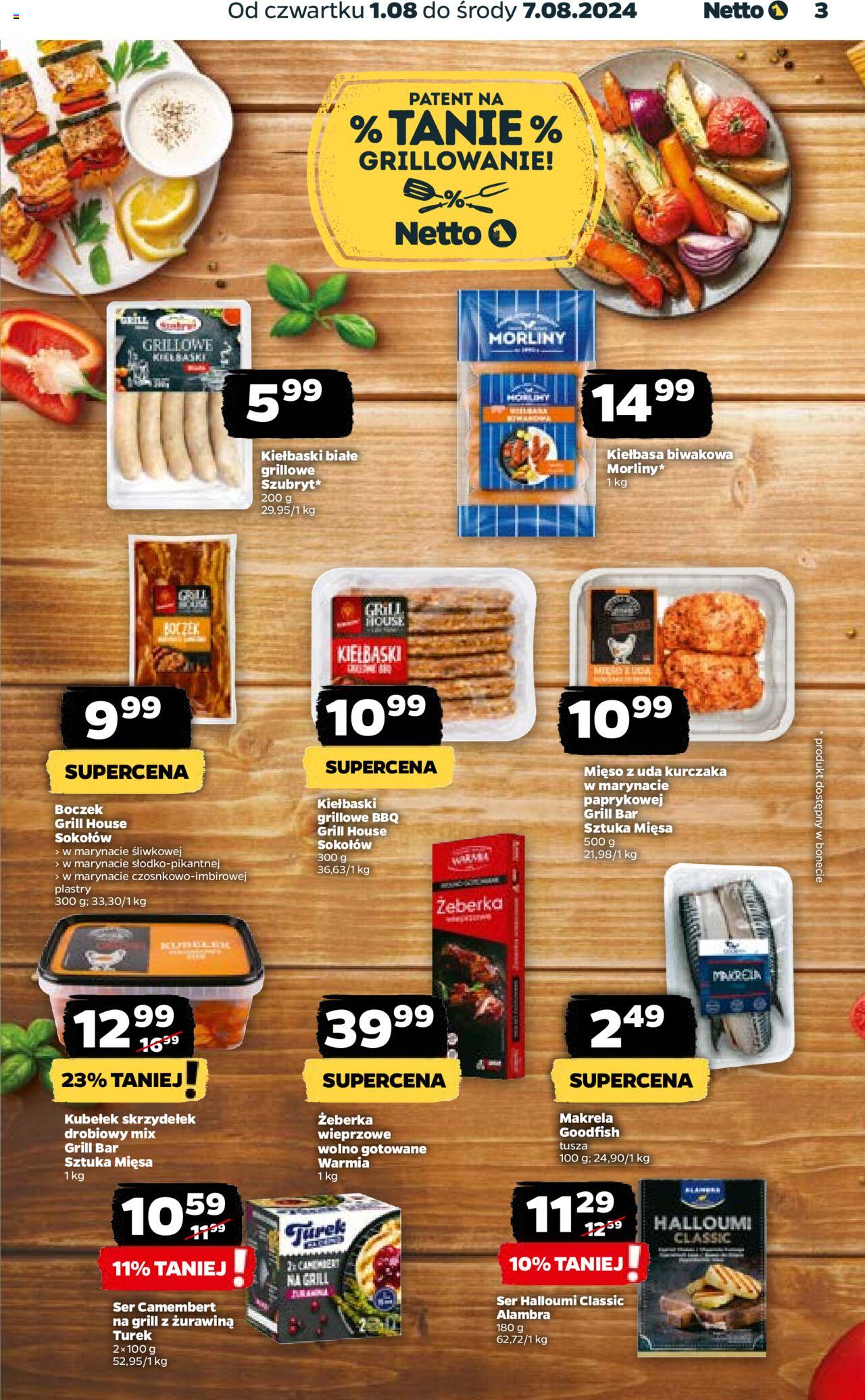 NETTO Gazetka ważna od  01.08.2024 do 07.08.2024 strona 3