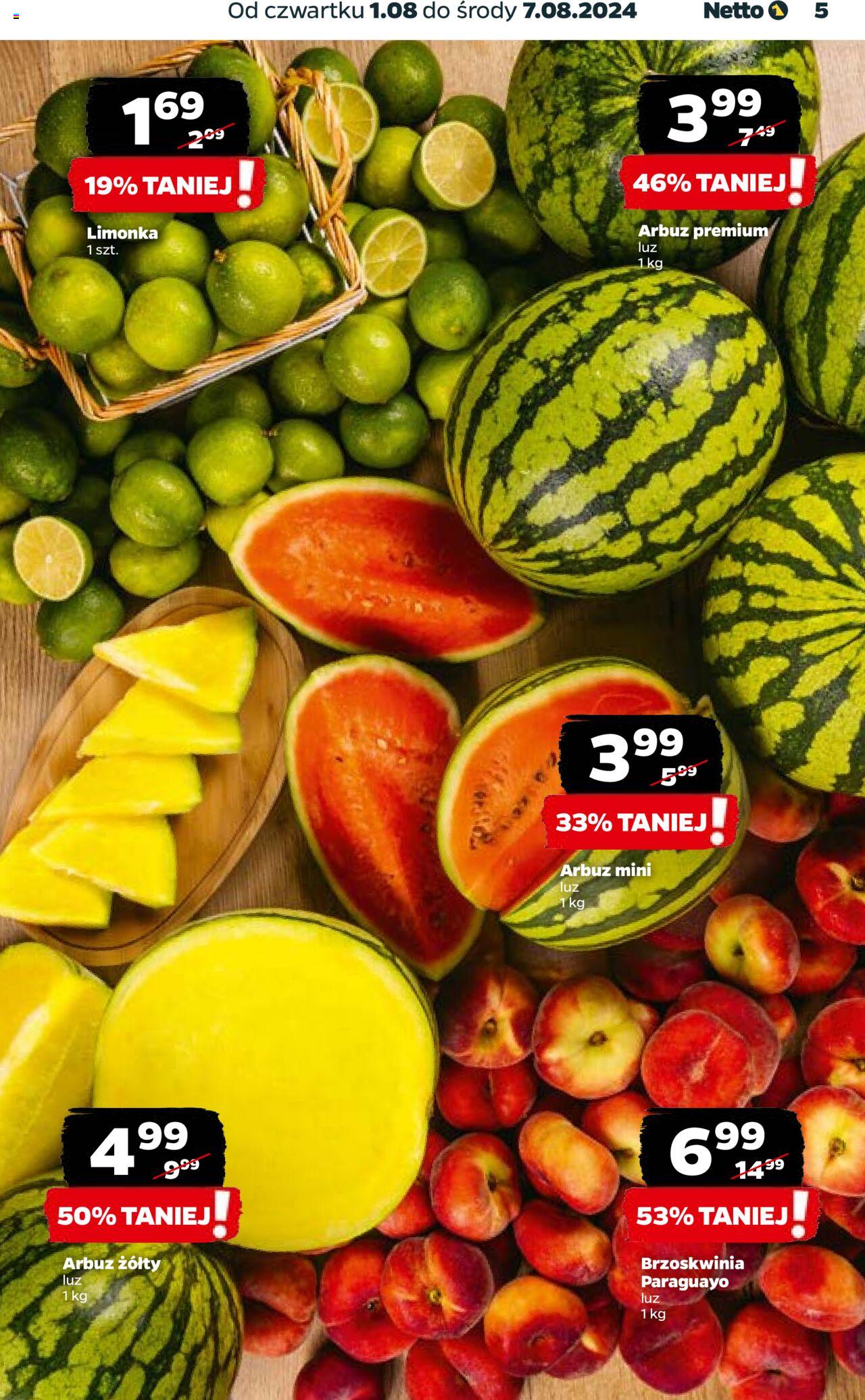 NETTO Gazetka ważna od  01.08.2024 do 07.08.2024 strona 5