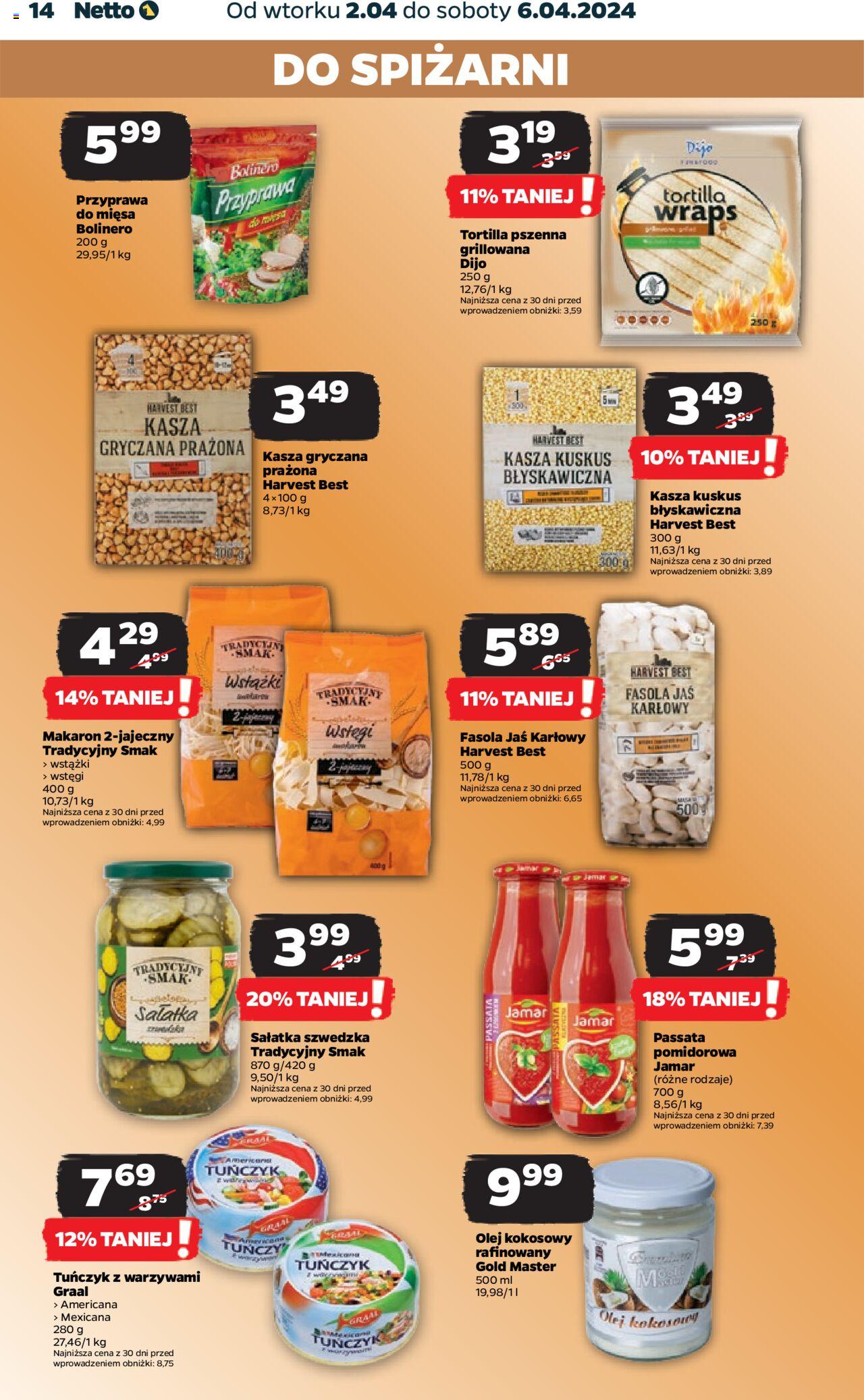 NETTO Gazetka ważna od 02.04.2024 do 06.04.2024 strona 14