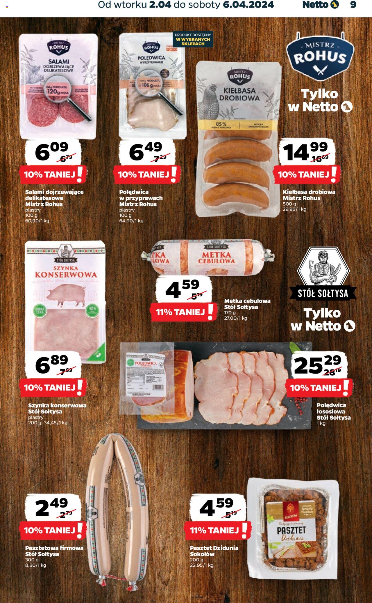 NETTO Gazetka ważna od 02.04.2024 do 06.04.2024 strona 9