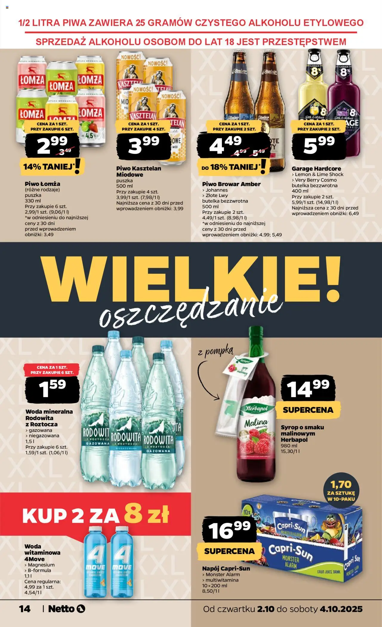 NETTO Gazetka ważna od 02.10.2025 do 04.10.2025 strona 14