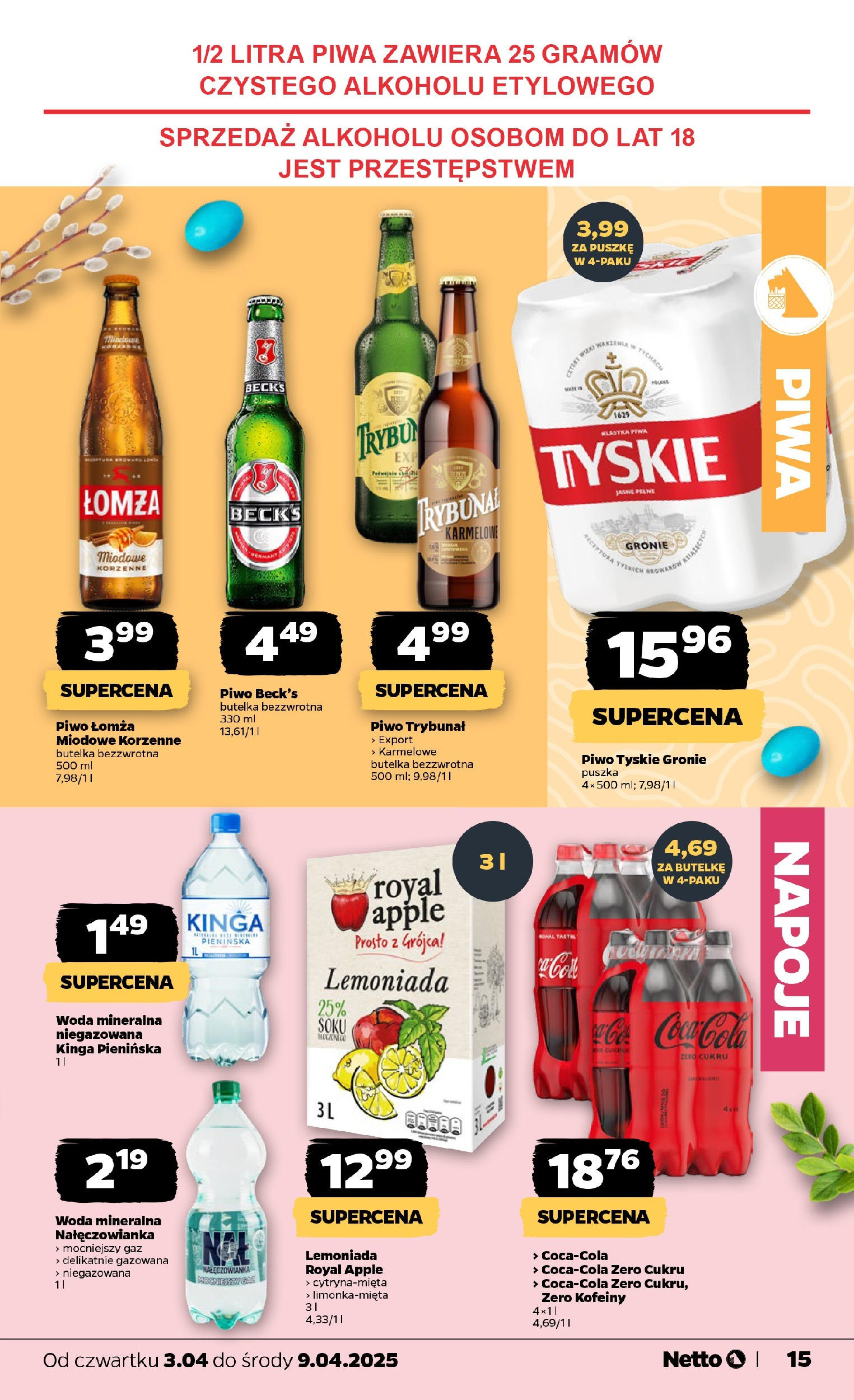 NETTO Gazetka ważna  od 03.04.2025 do 09.04.2025 strona 15
