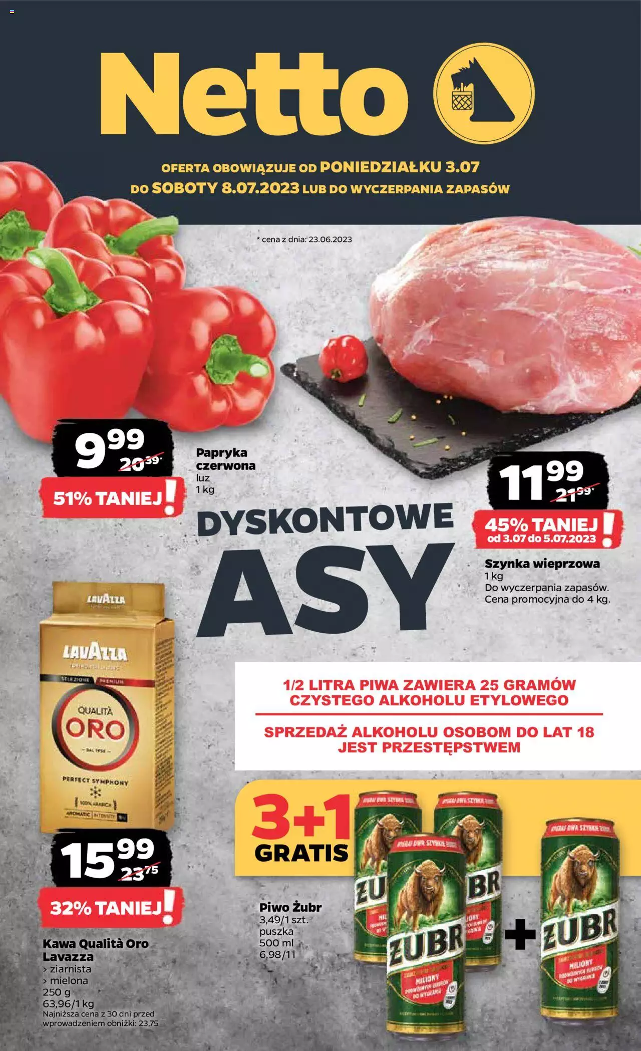 NETTO Gazetka ważna od 03.07.2023 do 08.07.2023 strona 1