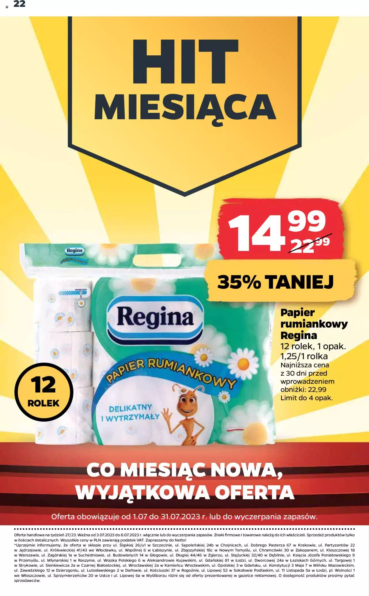 NETTO Gazetka ważna od 03.07.2023 do 08.07.2023 strona 22