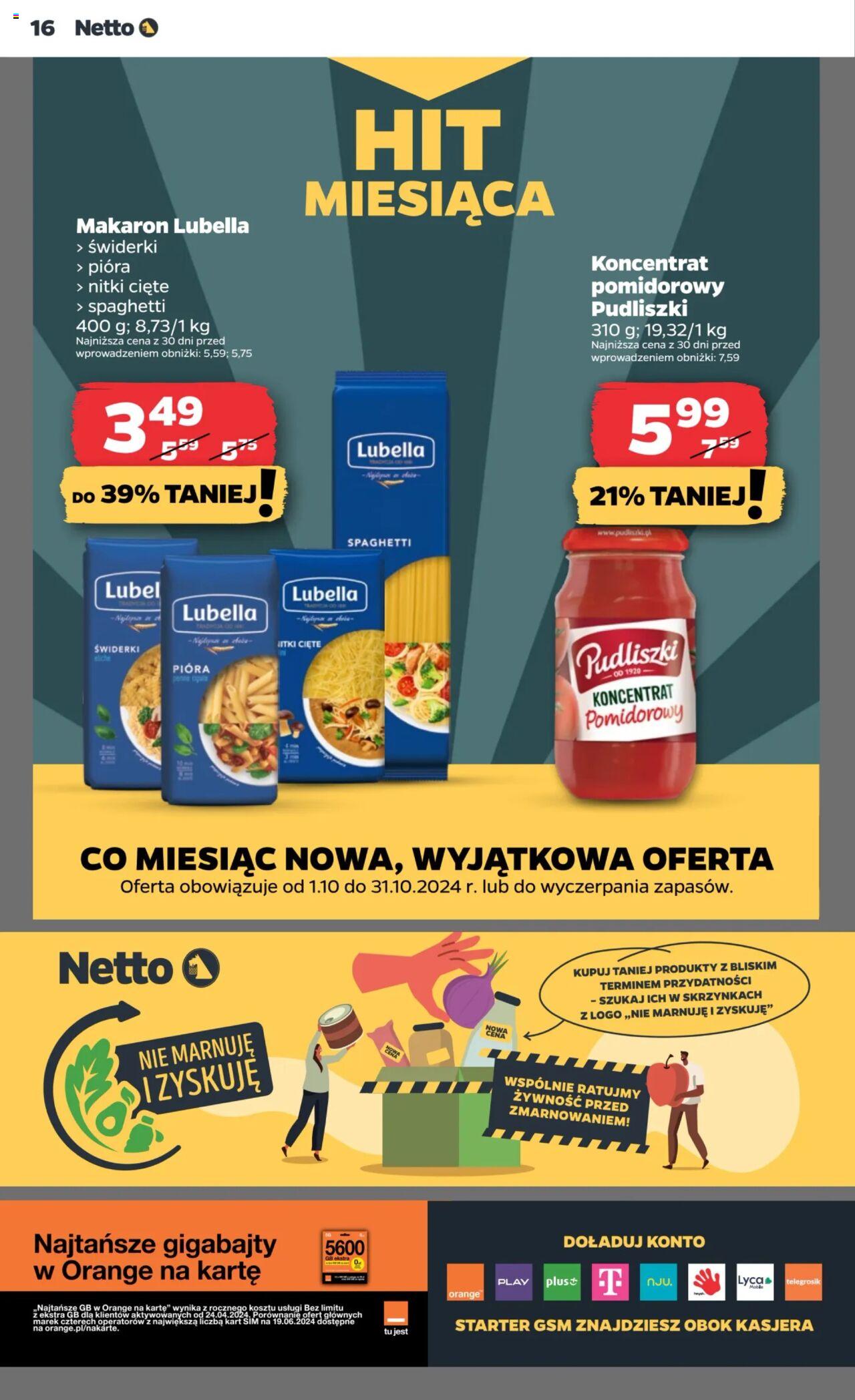 NETTO Gazetka ważna od  03.10.2024 do 09.10.2024 strona 16