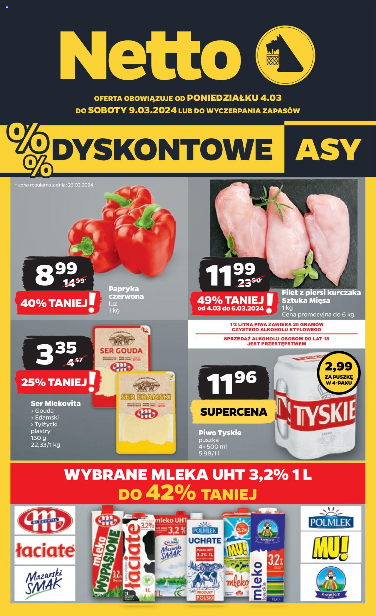 NETTO Gazetka ważna od 04.03.2024 do 09.03.2024 strona 1