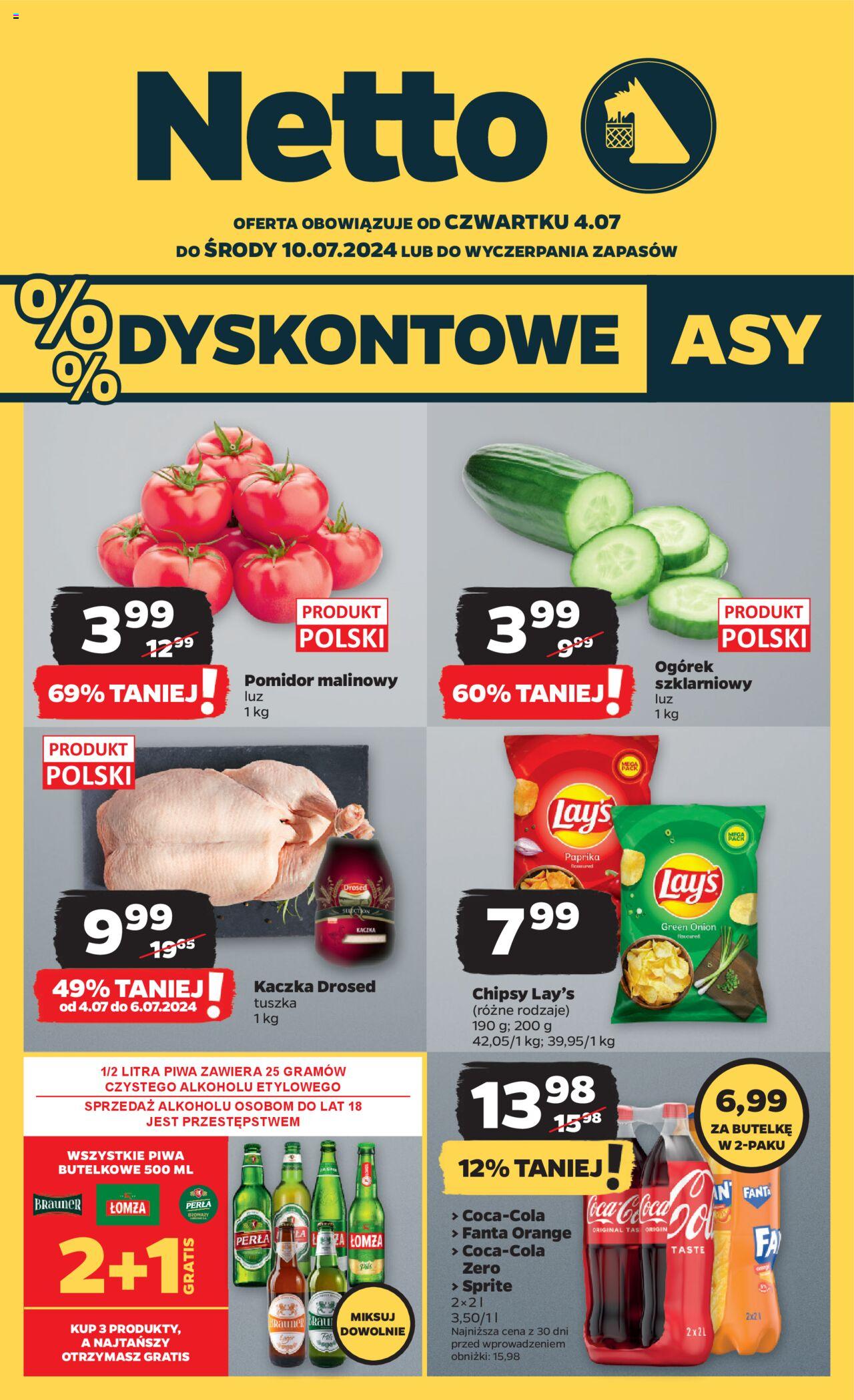 NETTO Gazetka ważna od 04.07.2024 do 10.07.2024 strona 1
