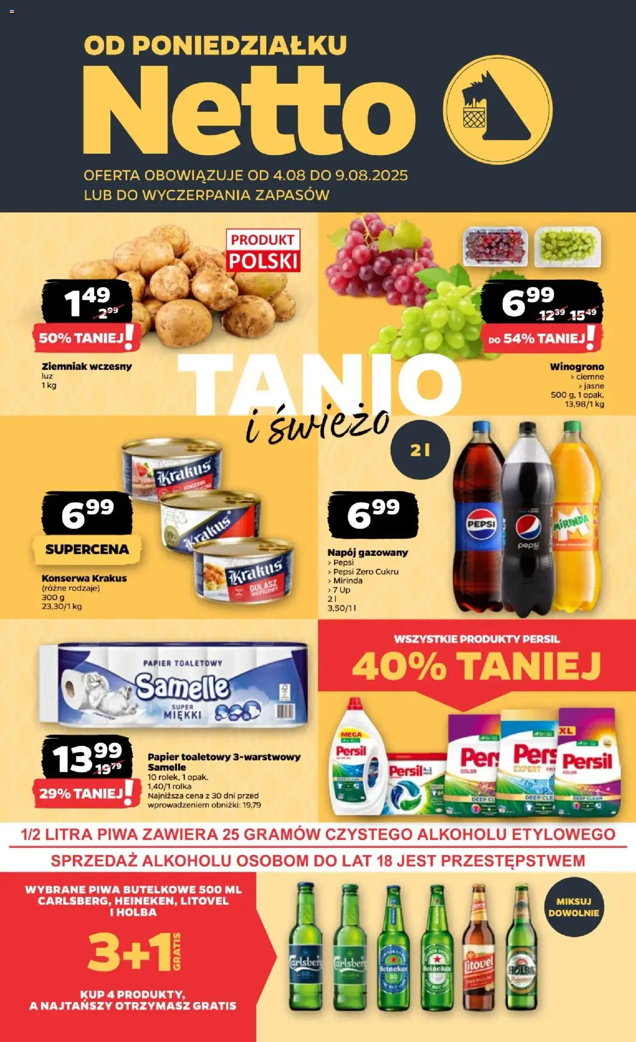 NETTO Gazetka ważna od  04.08.2025 do 09.08.2025 strona 1