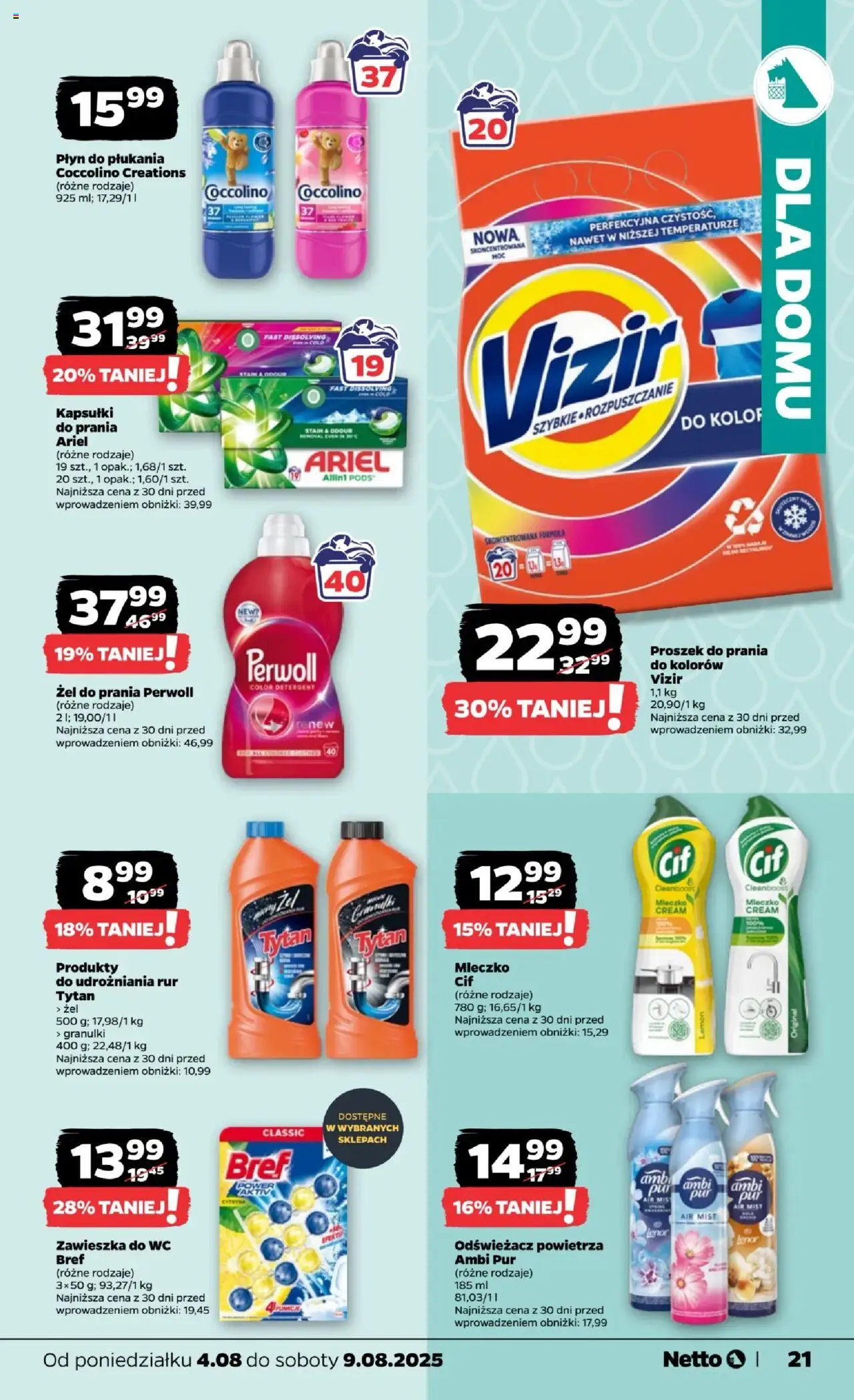 NETTO Gazetka ważna od  04.08.2025 do 09.08.2025 strona 21