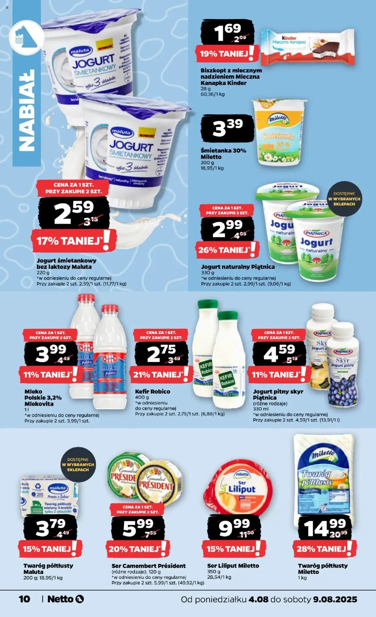 NETTO Gazetka ważna od  04.08.2025 do 09.08.2025 strona 10