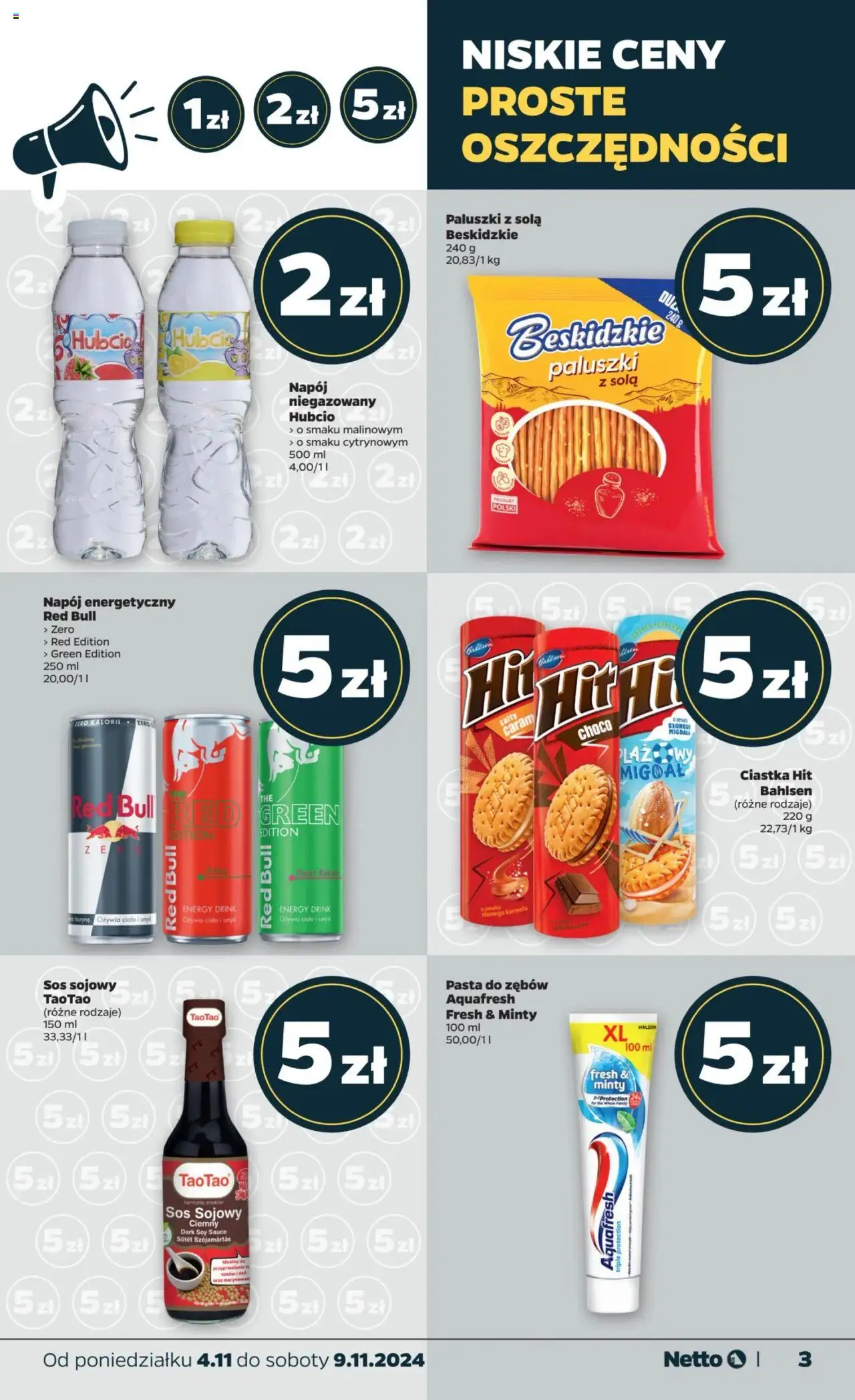 NETTO Gazetka ważna od 04.11.2024 do 09.11.2024 strona 3