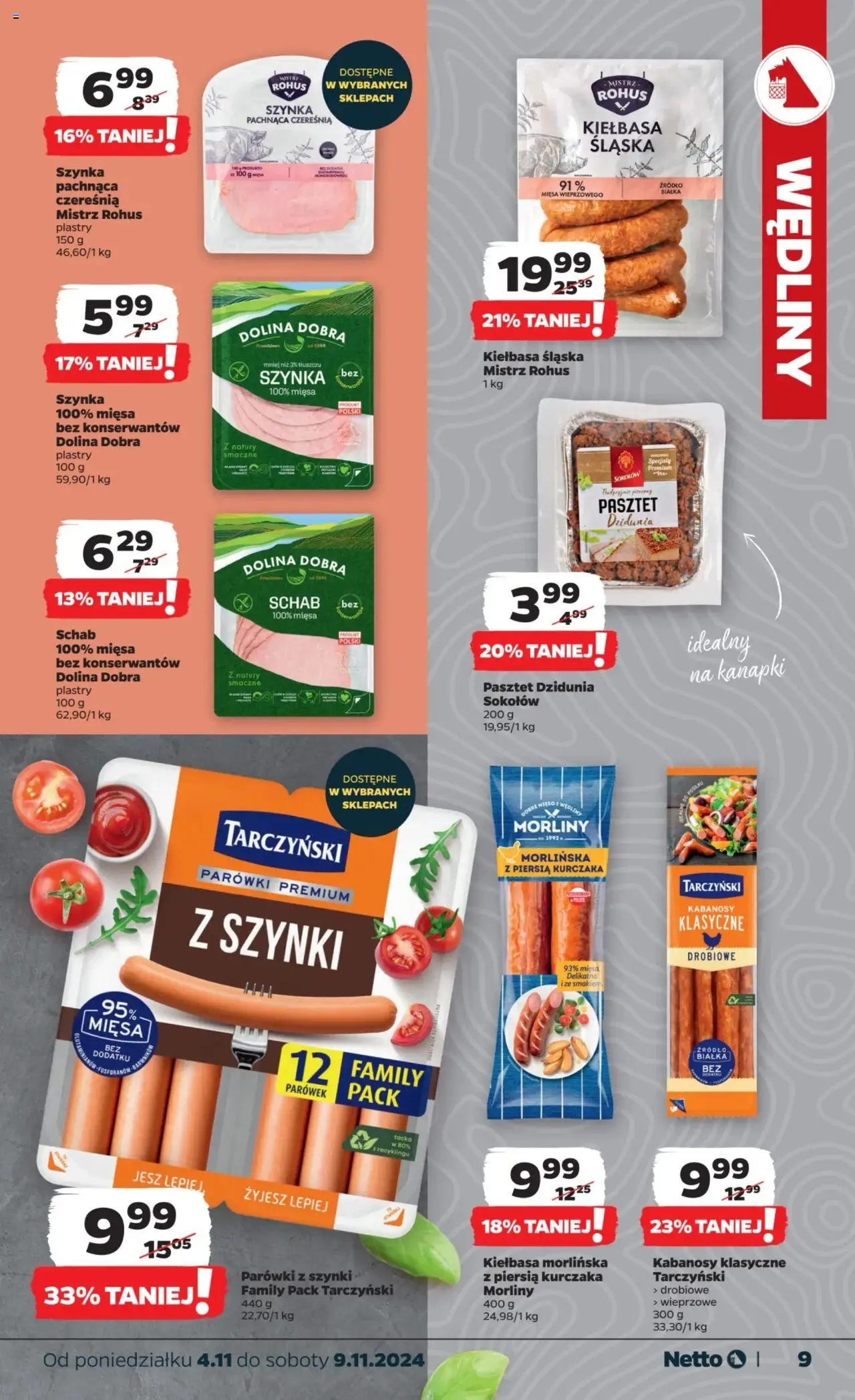 NETTO Gazetka ważna od 04.11.2024 do 09.11.2024 strona 9