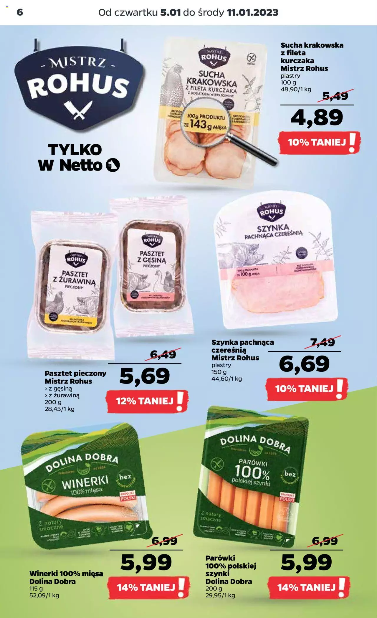 NETTO gazetka ważna  od 05.01.2023 do 11.01.2023 strona 6