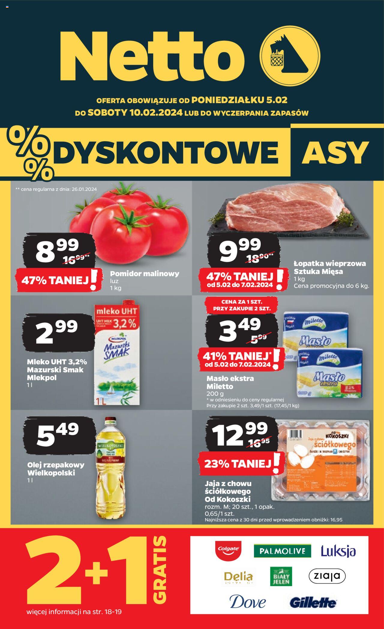 NETTO Gazetka ważna  od 05.02.2024 do 10.02.2024 strona 1