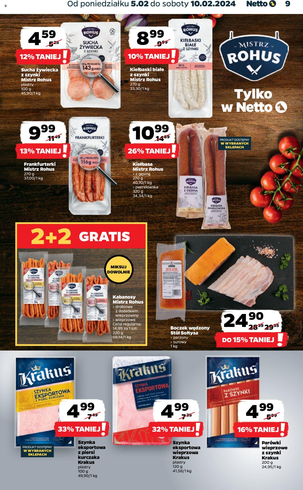 NETTO Gazetka ważna  od 05.02.2024 do 10.02.2024 strona 9