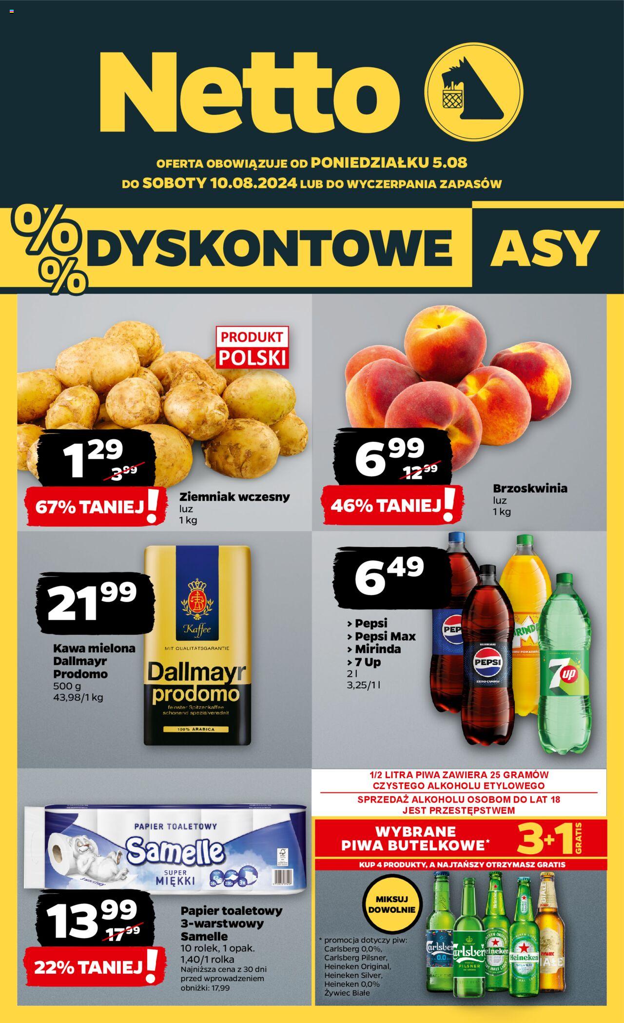  NETTO Gazetka ważna od 05.08.2024 do 10.08.2024 strona 1