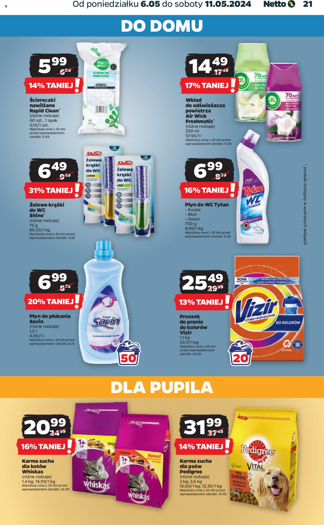 NETTO Gazetka ważna od 06.05.2024 do 11.05.2024 strona 21