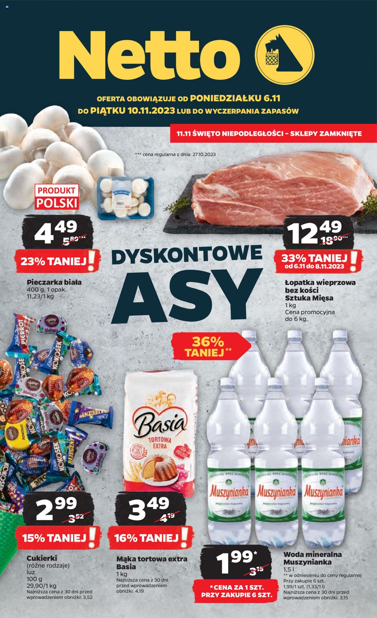 NETTO Gazetka ważna od 06.11.2023 do 10.11.2023 strona 1