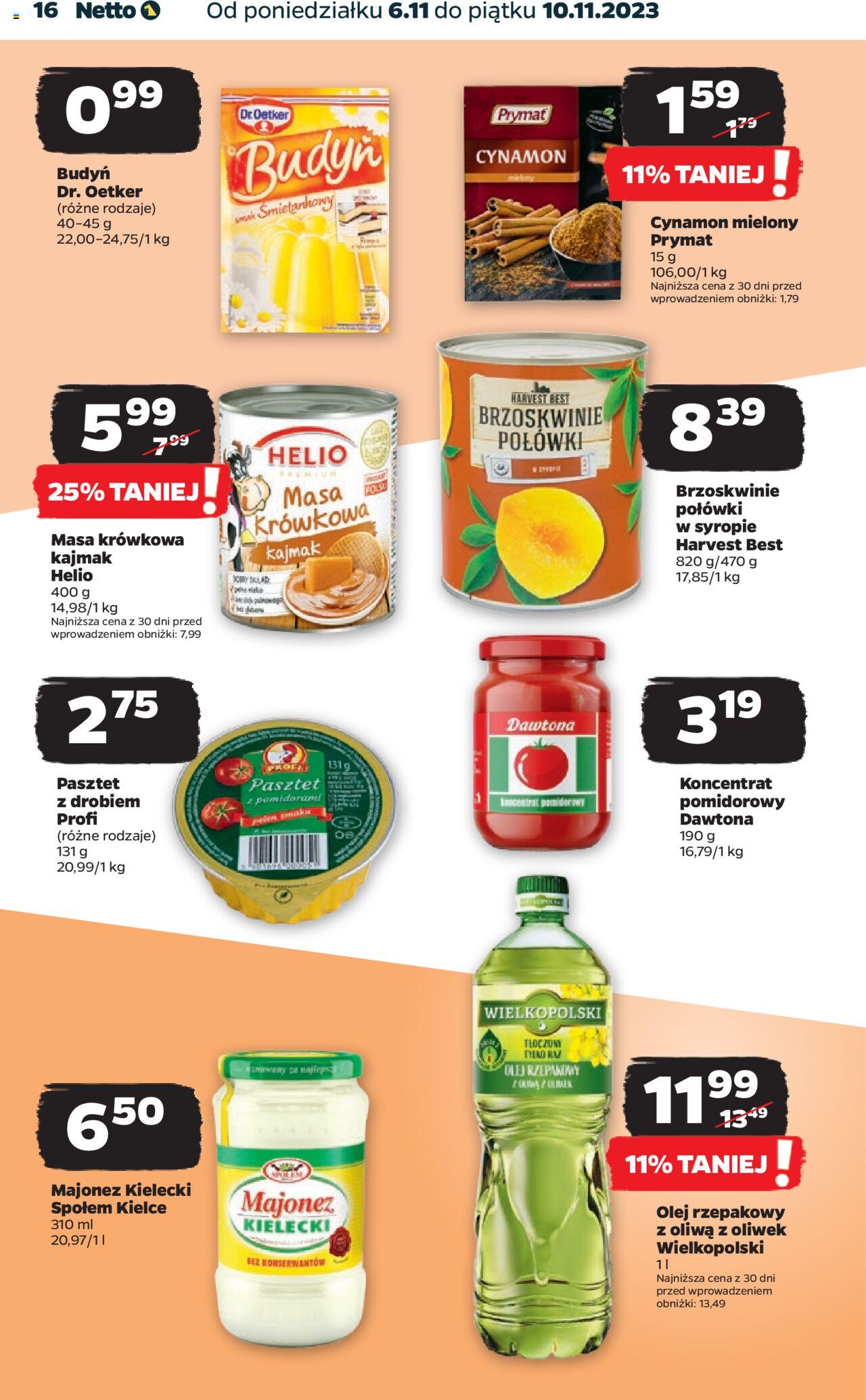 NETTO Gazetka ważna od 06.11.2023 do 10.11.2023 strona 16