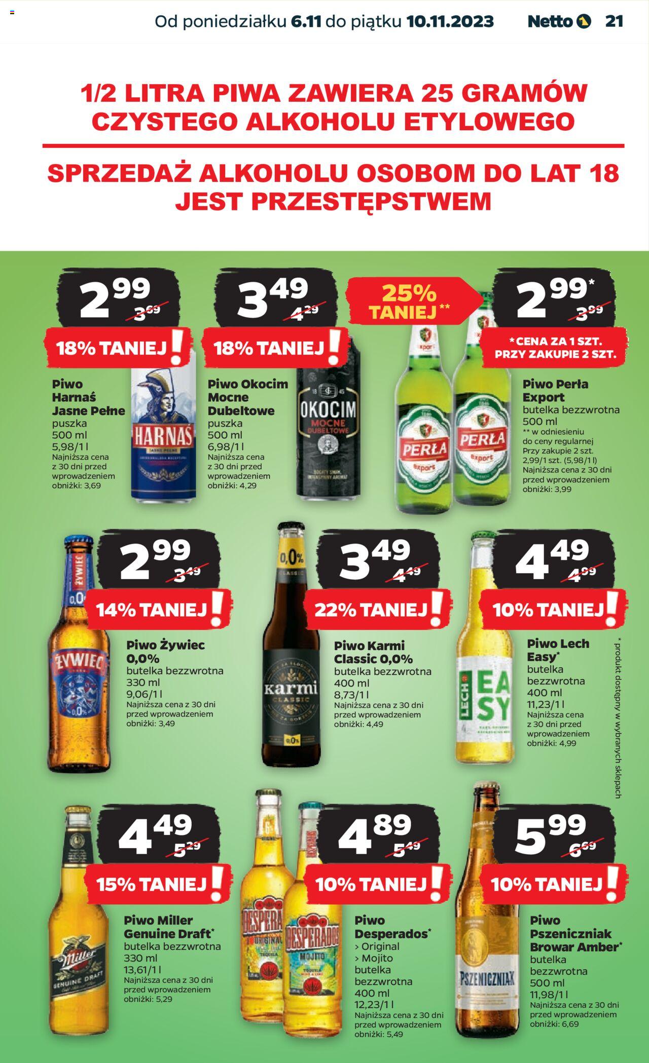 NETTO Gazetka ważna od 06.11.2023 do 10.11.2023 strona 21