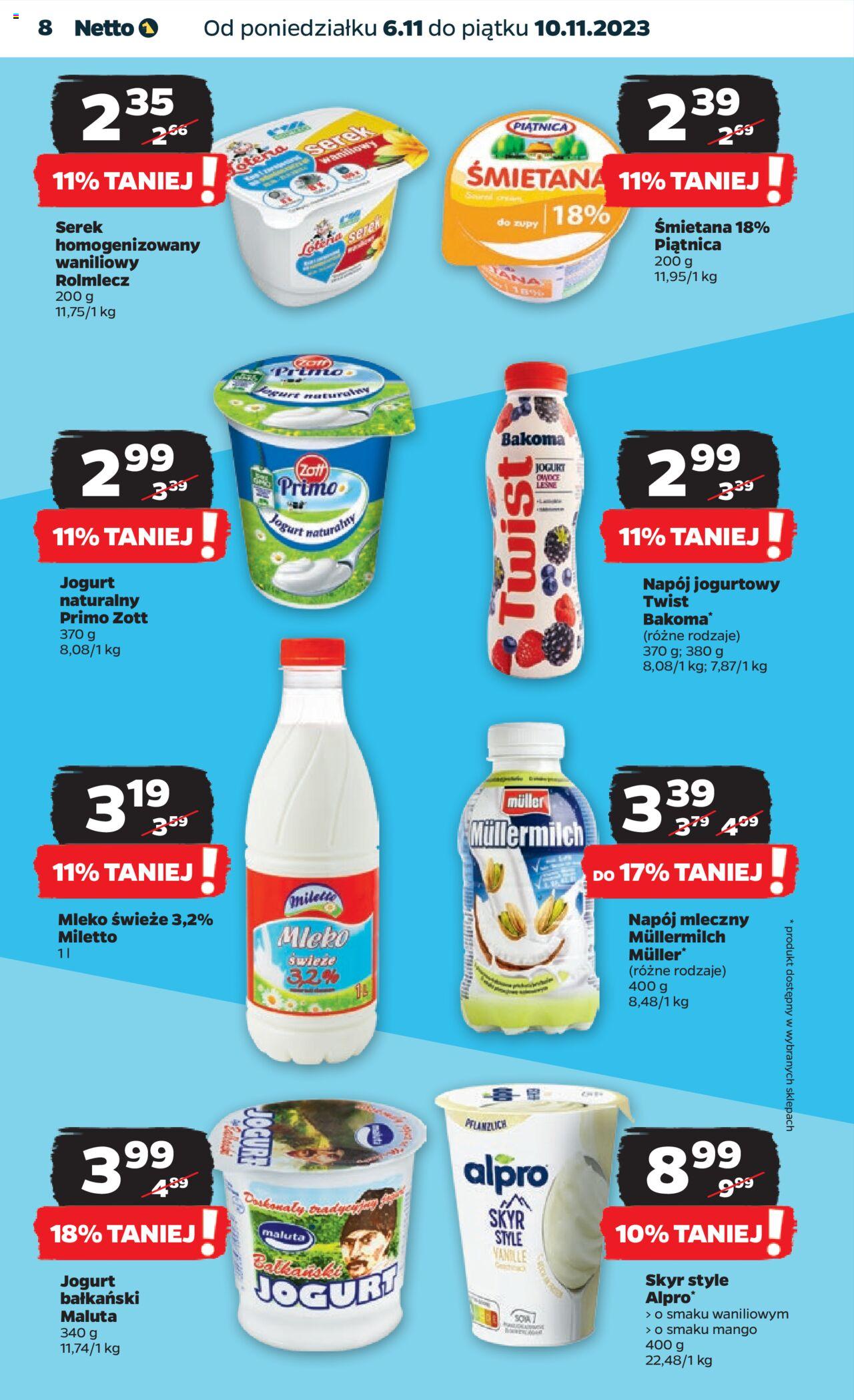 NETTO Gazetka ważna od 06.11.2023 do 10.11.2023 strona 8