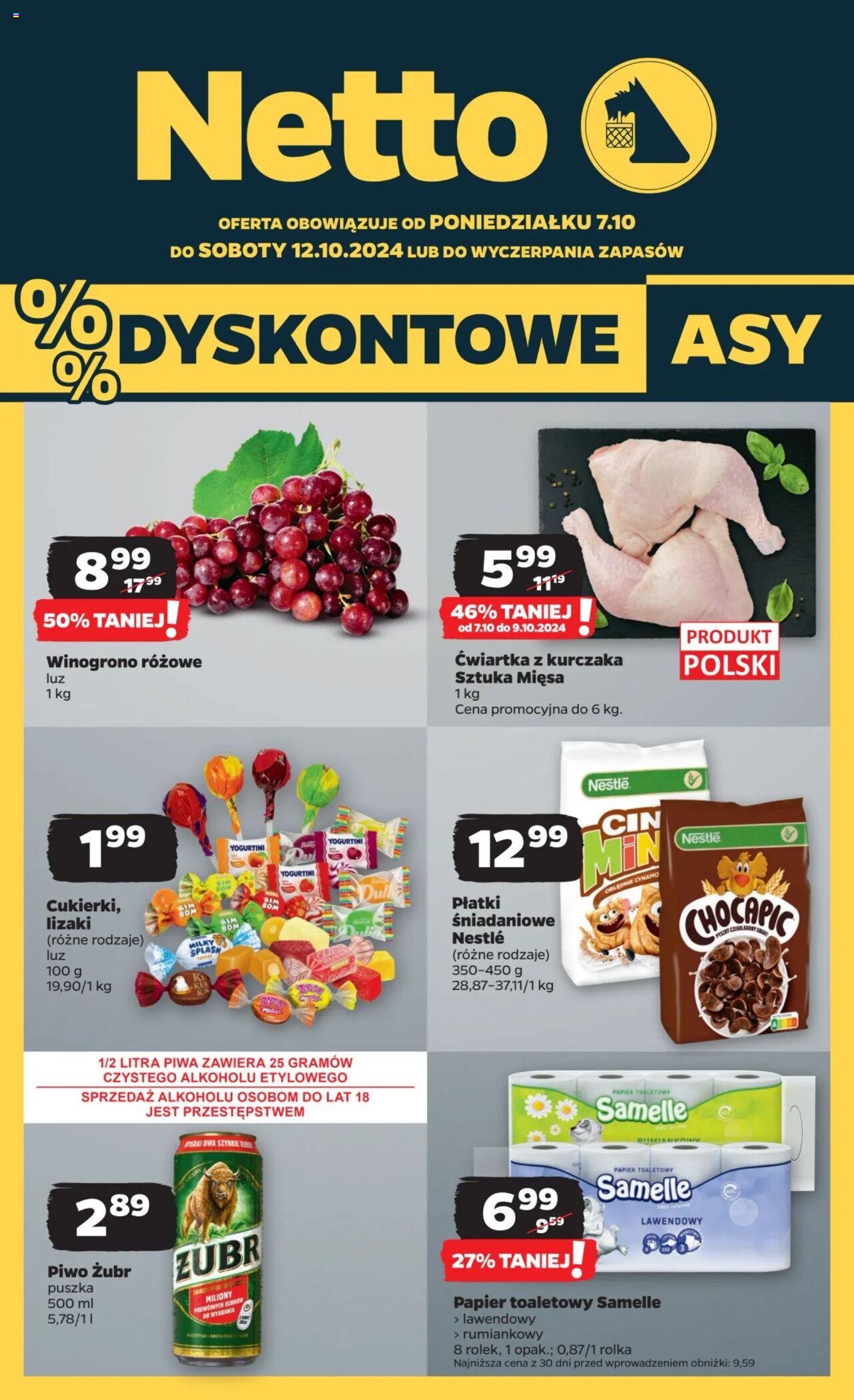NETTO Gazetka ważna od 07.10.2024 do 12.10.2024 strona 1