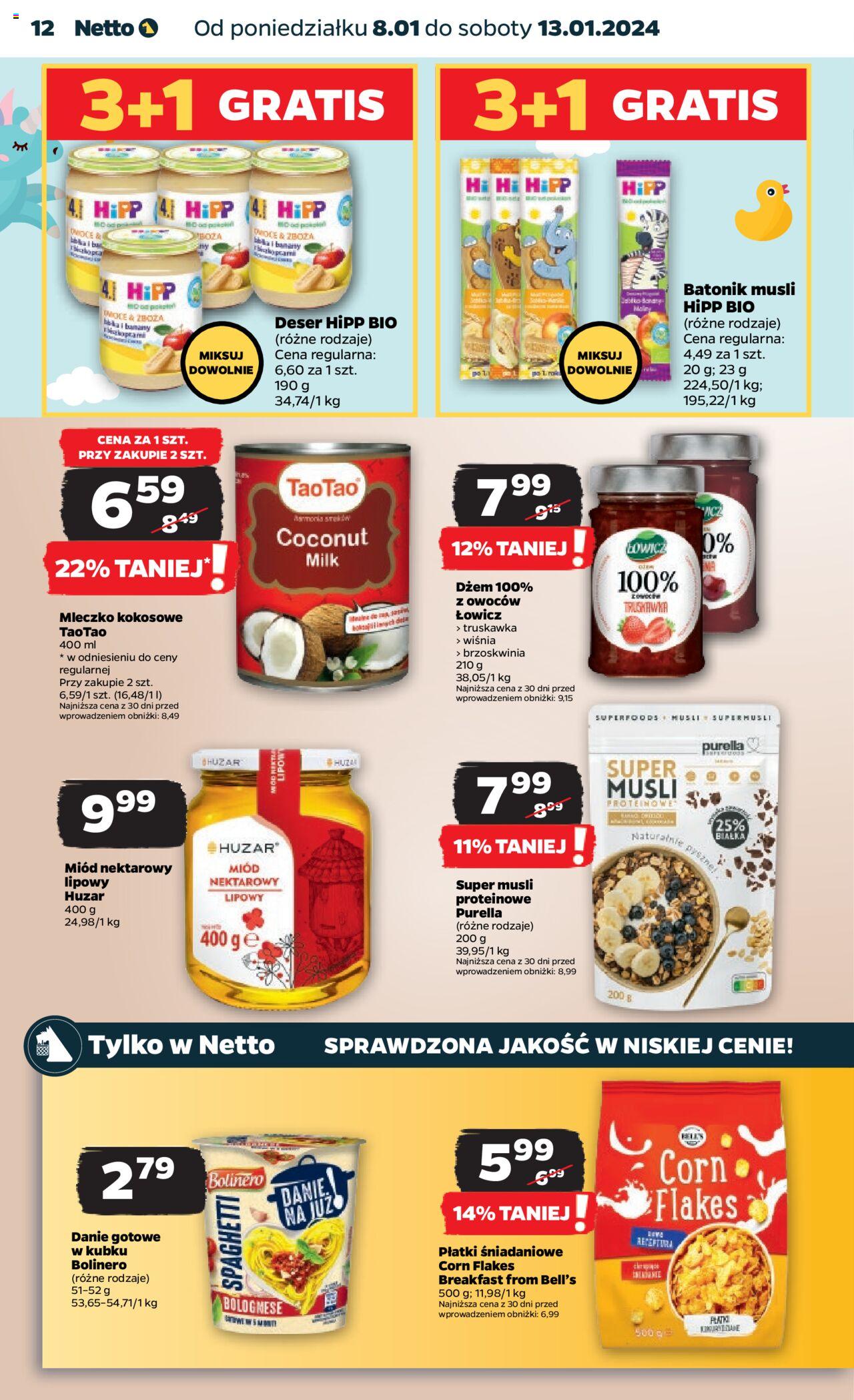 NETTO Gazetka ważna  od 08.01.2024 do 13.01.2024 strona 12