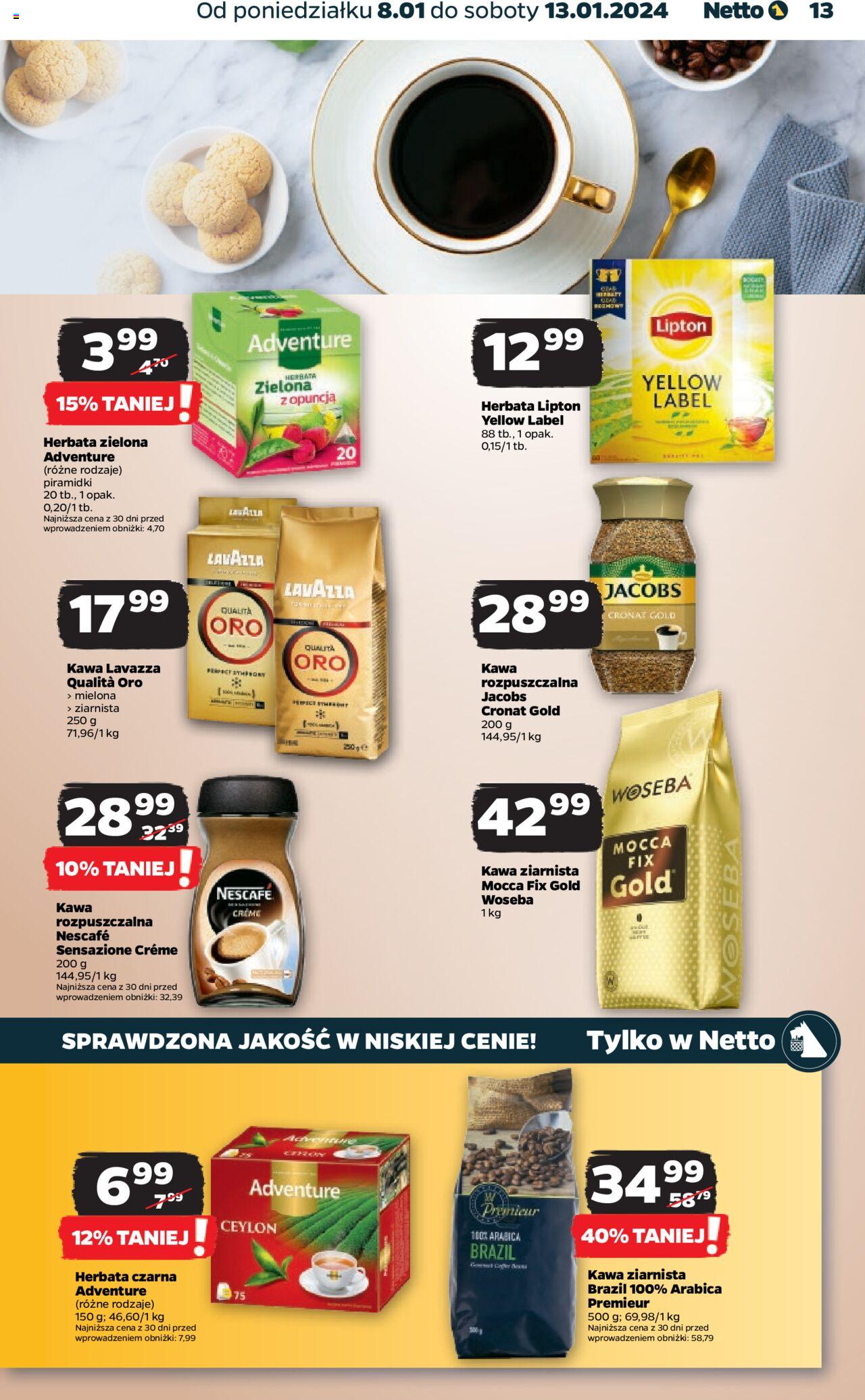 NETTO Gazetka ważna  od 08.01.2024 do 13.01.2024 strona 13