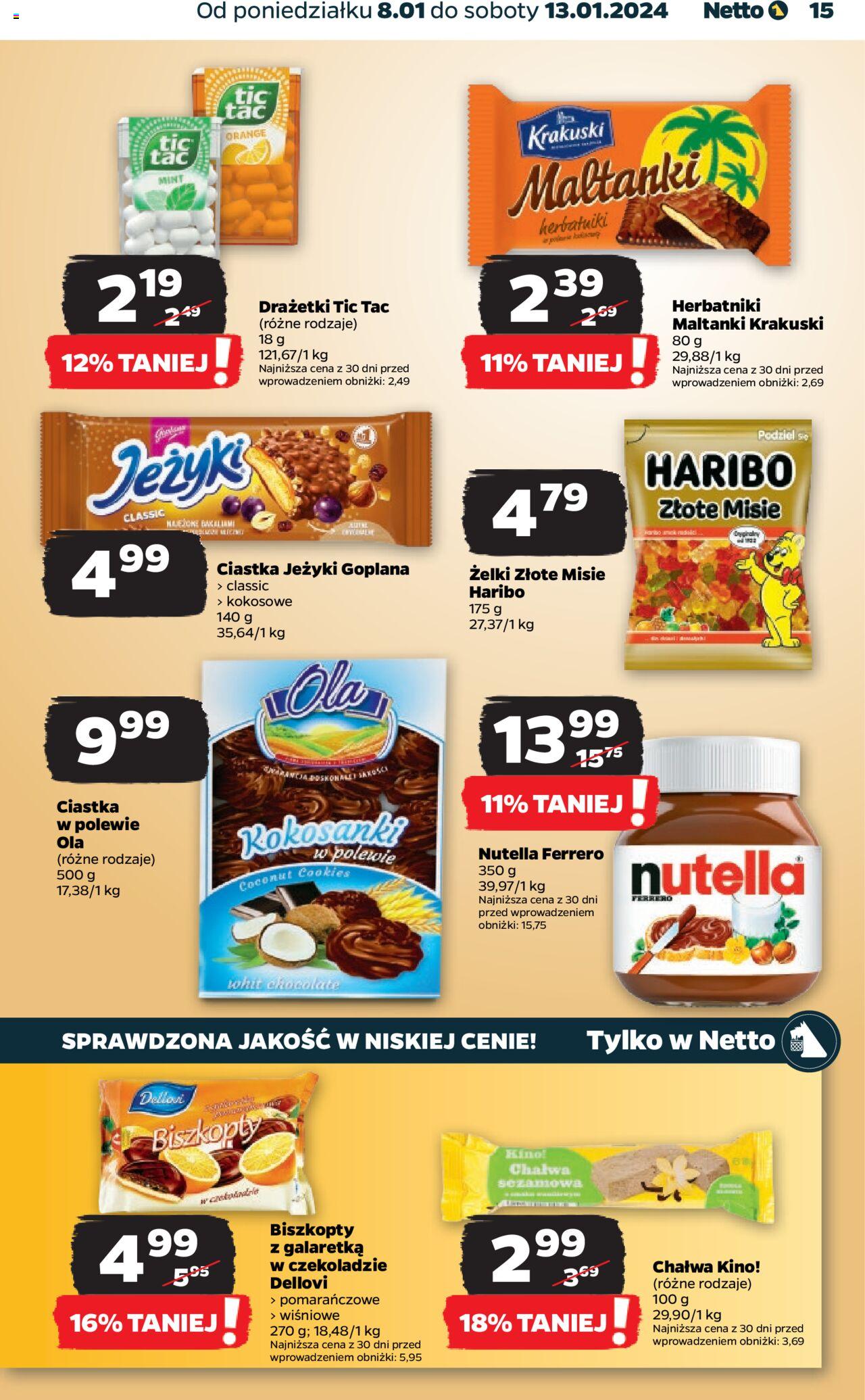 NETTO Gazetka ważna  od 08.01.2024 do 13.01.2024 strona 15