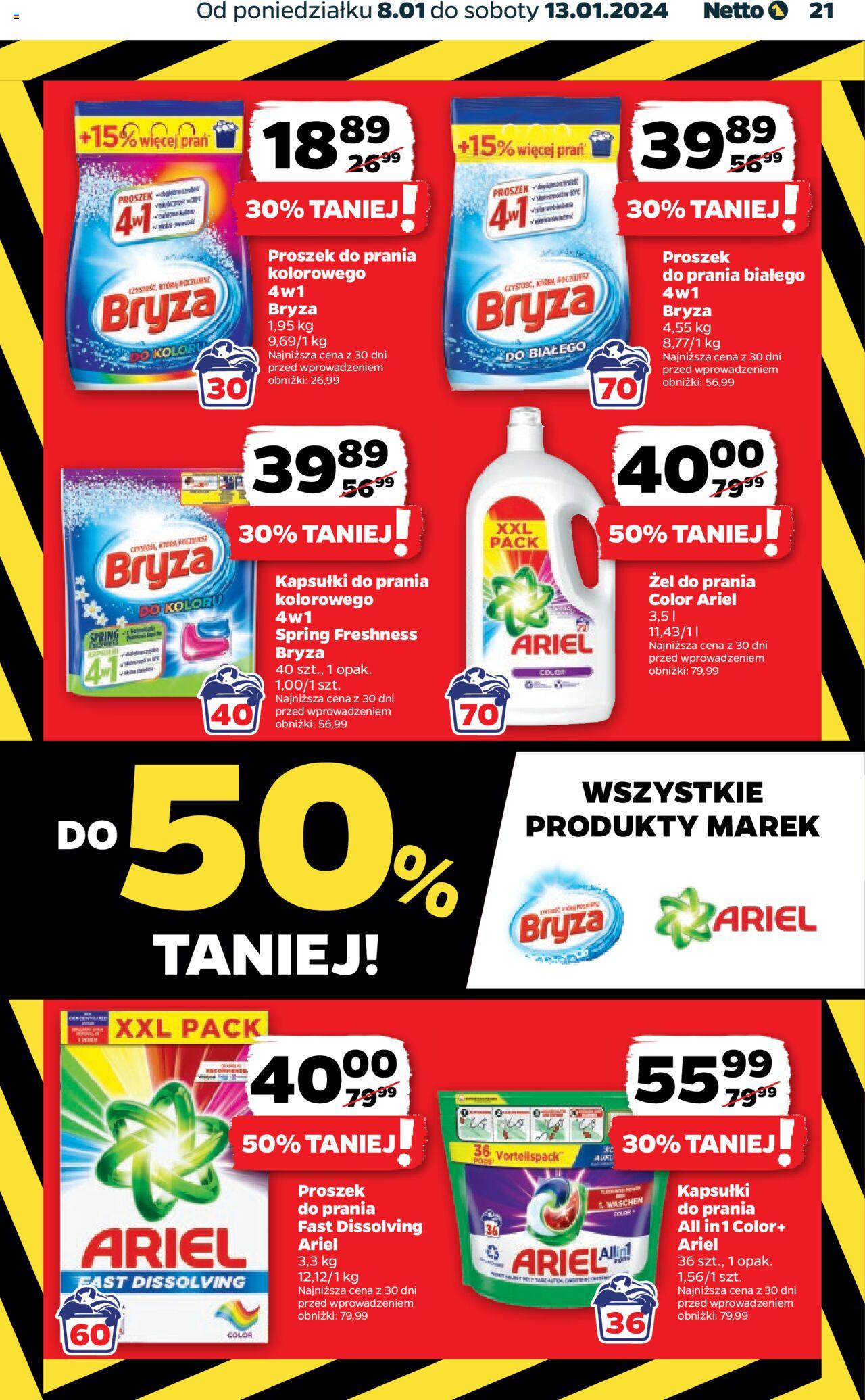 NETTO Gazetka ważna  od 08.01.2024 do 13.01.2024 strona 21