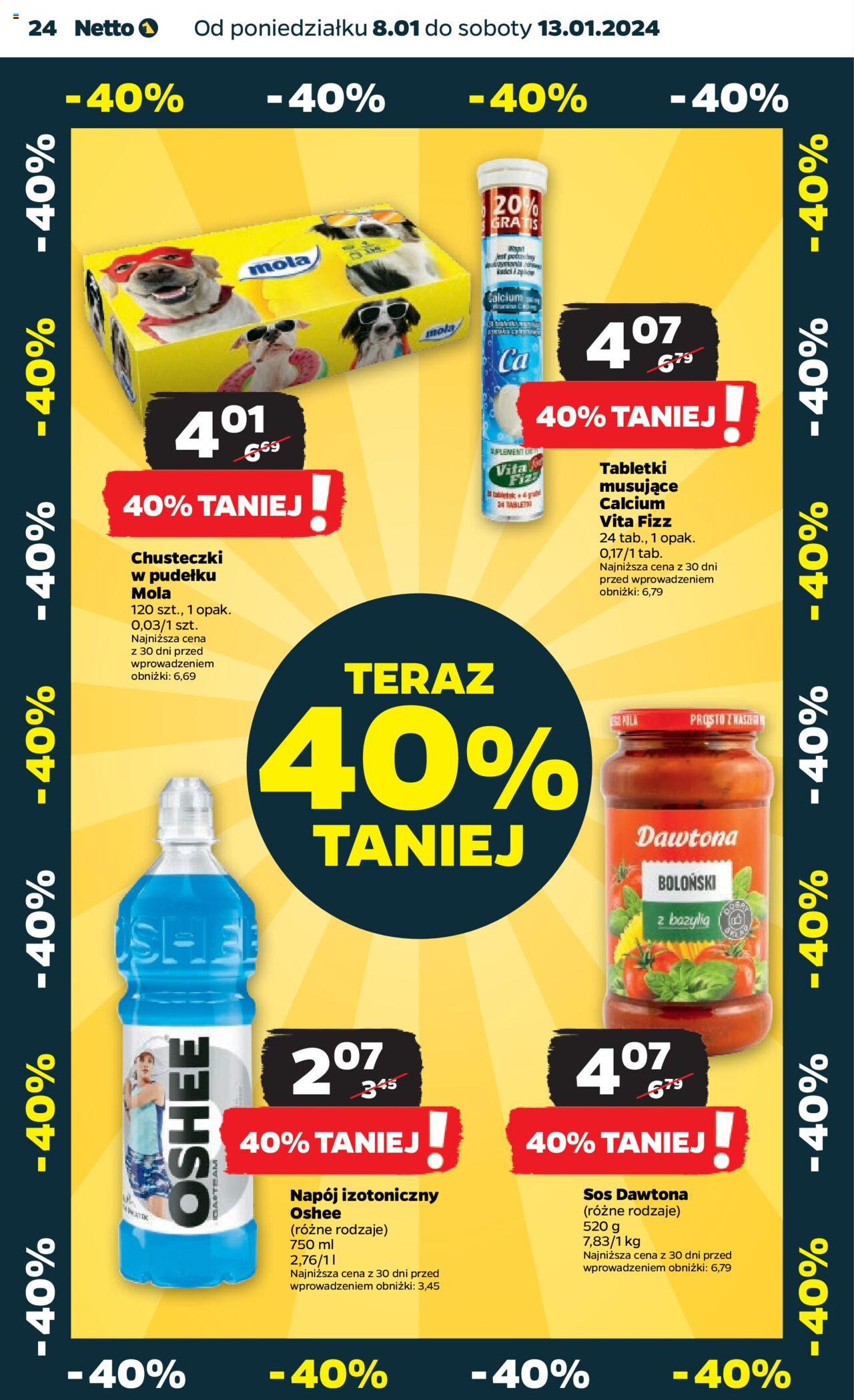 NETTO Gazetka ważna  od 08.01.2024 do 13.01.2024 strona 24