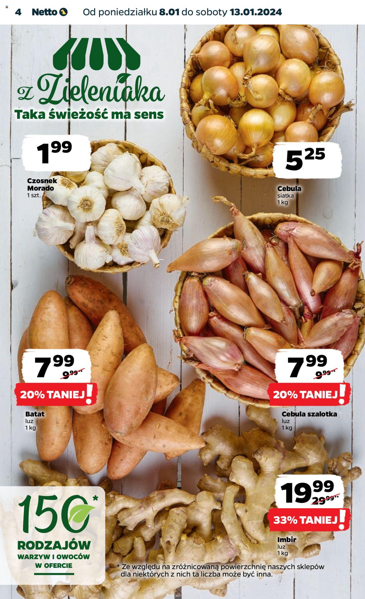 NETTO Gazetka ważna  od 08.01.2024 do 13.01.2024 strona 4