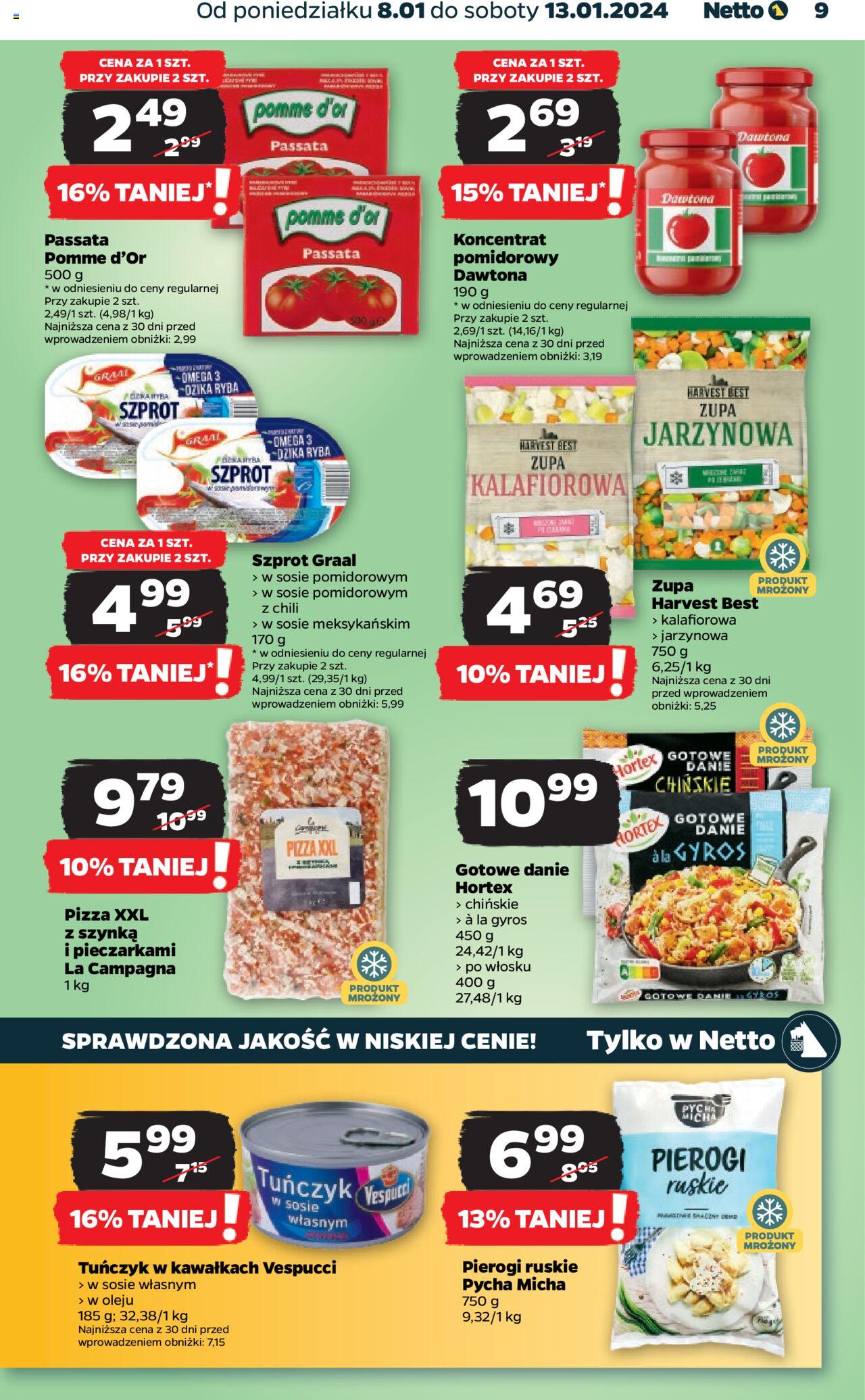 NETTO Gazetka ważna  od 08.01.2024 do 13.01.2024 strona 9