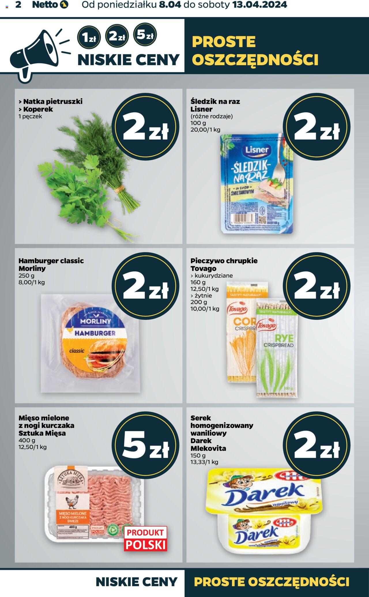 NETTO Gazetka ważna od 08.04.2024 do 13.04.2024 strona 2