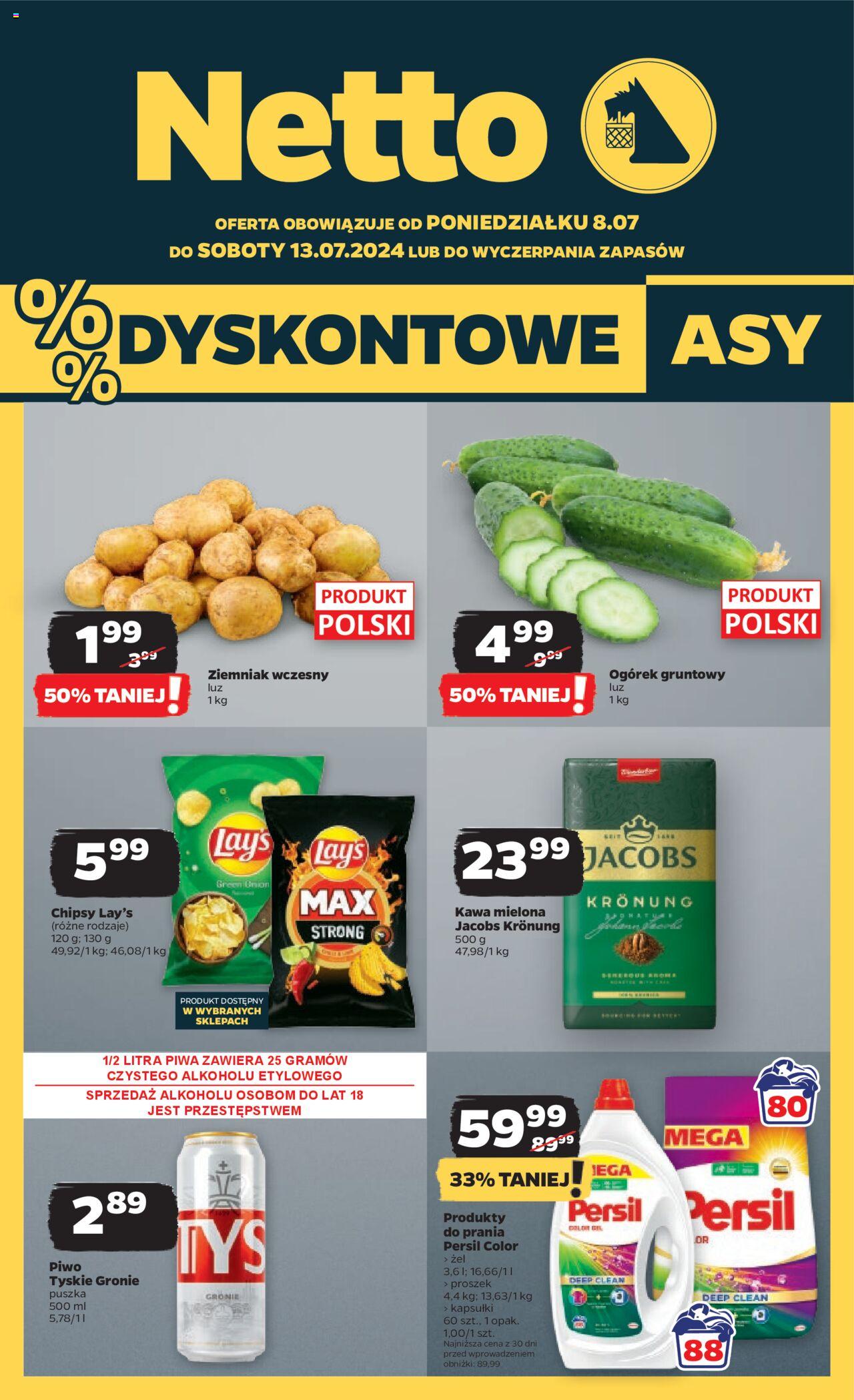 NETTO Gazetka ważna  od 08.07.2024 do 13.07.2024 strona 1