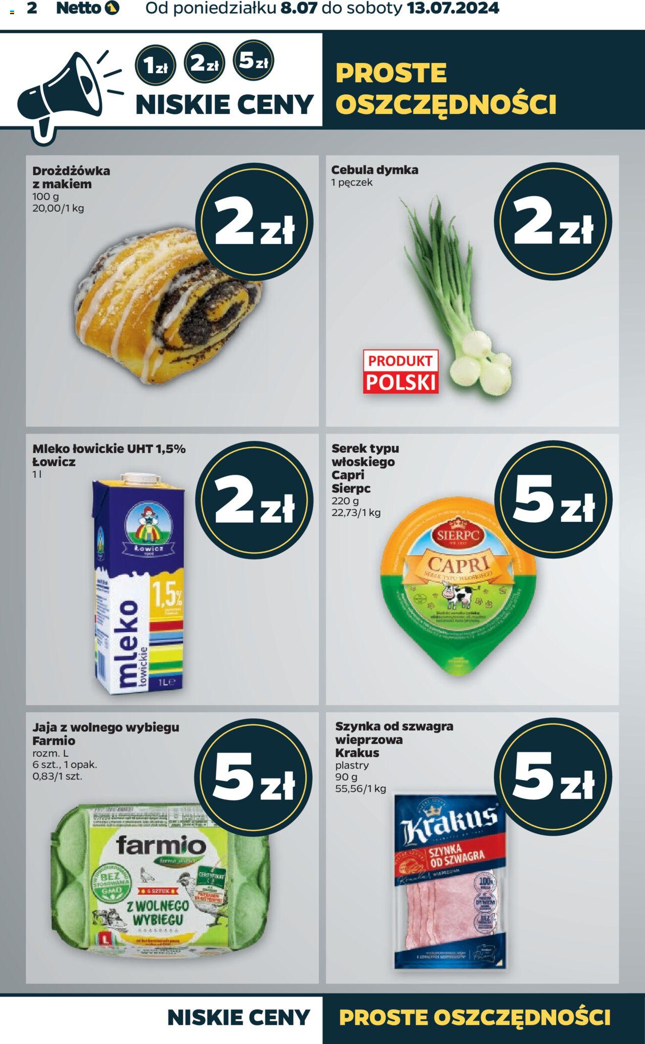NETTO Gazetka ważna  od 08.07.2024 do 13.07.2024 strona 2