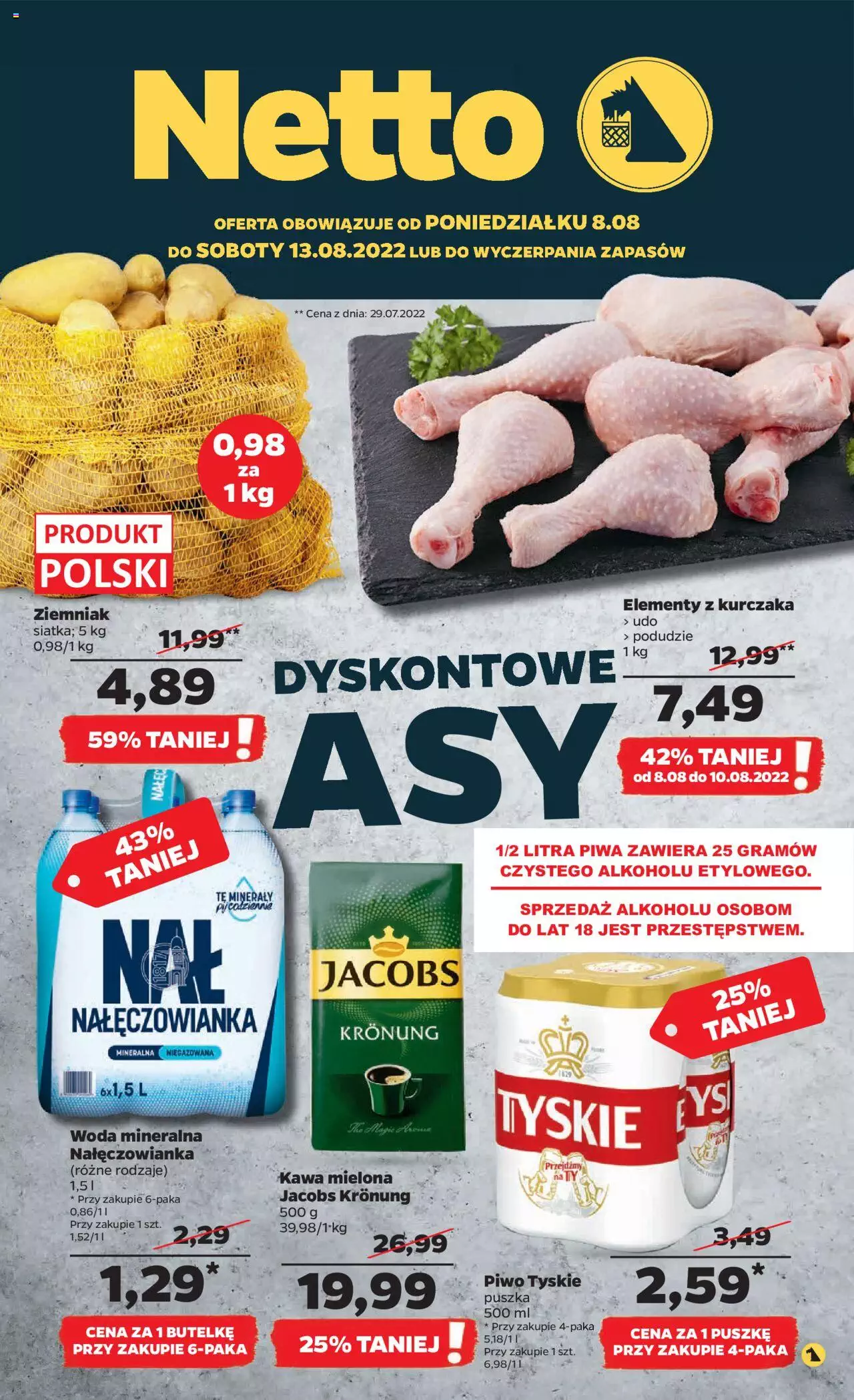 Netto gazetka ważna od 08.08.2022 do 13.08.2022 strona 1